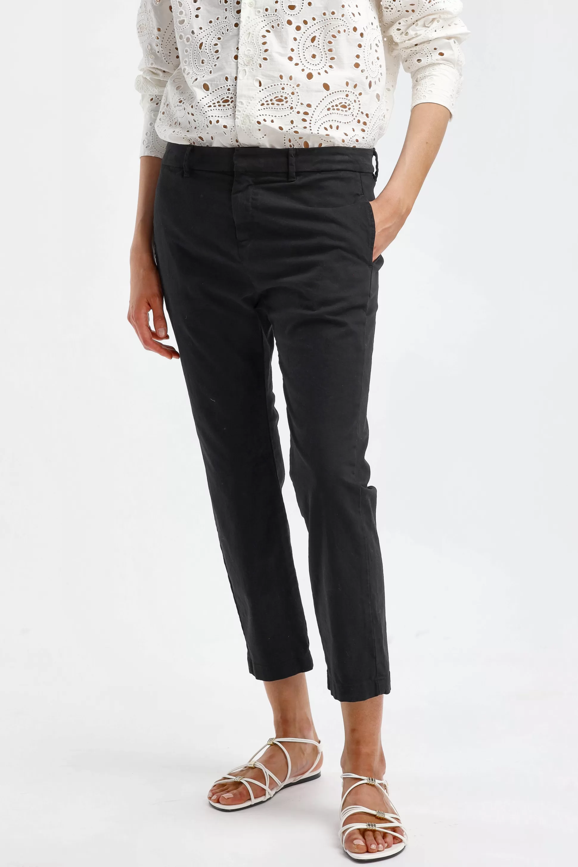 Nili Lotan Pantalons & Jumpsuits^Pantalon Tel Aviv En Noir De Jais