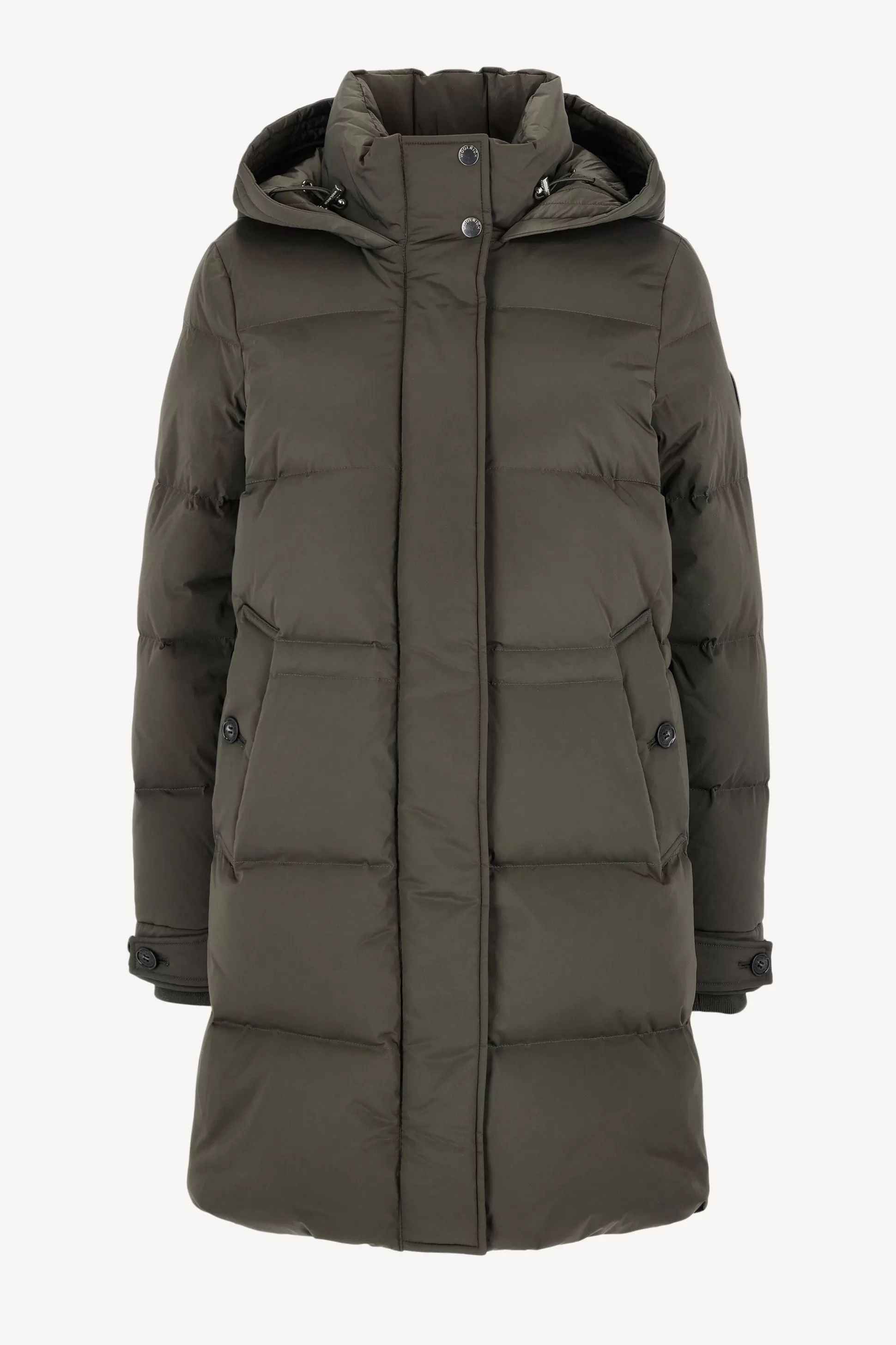 Woolrich Manteaux^Parka Alsea En Vert Fonce