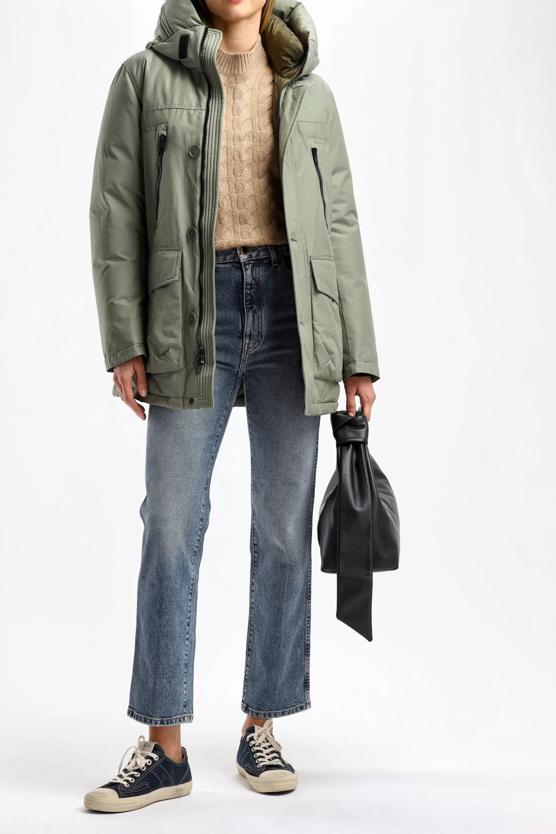 Woolrich Manteaux^Parka Arctic En Gris Toundra