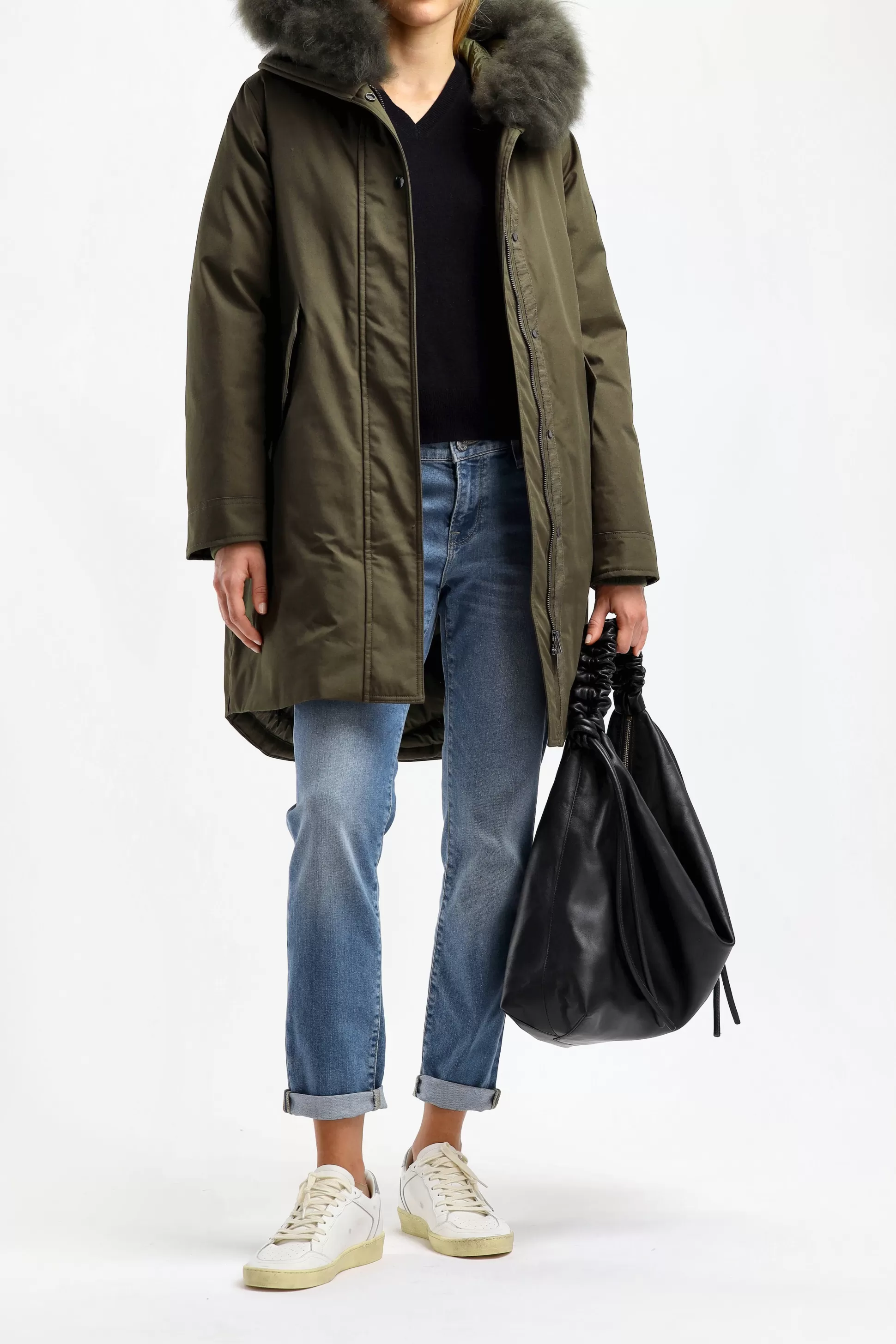 Woolrich Manteaux^Parka Military Vert Fonce