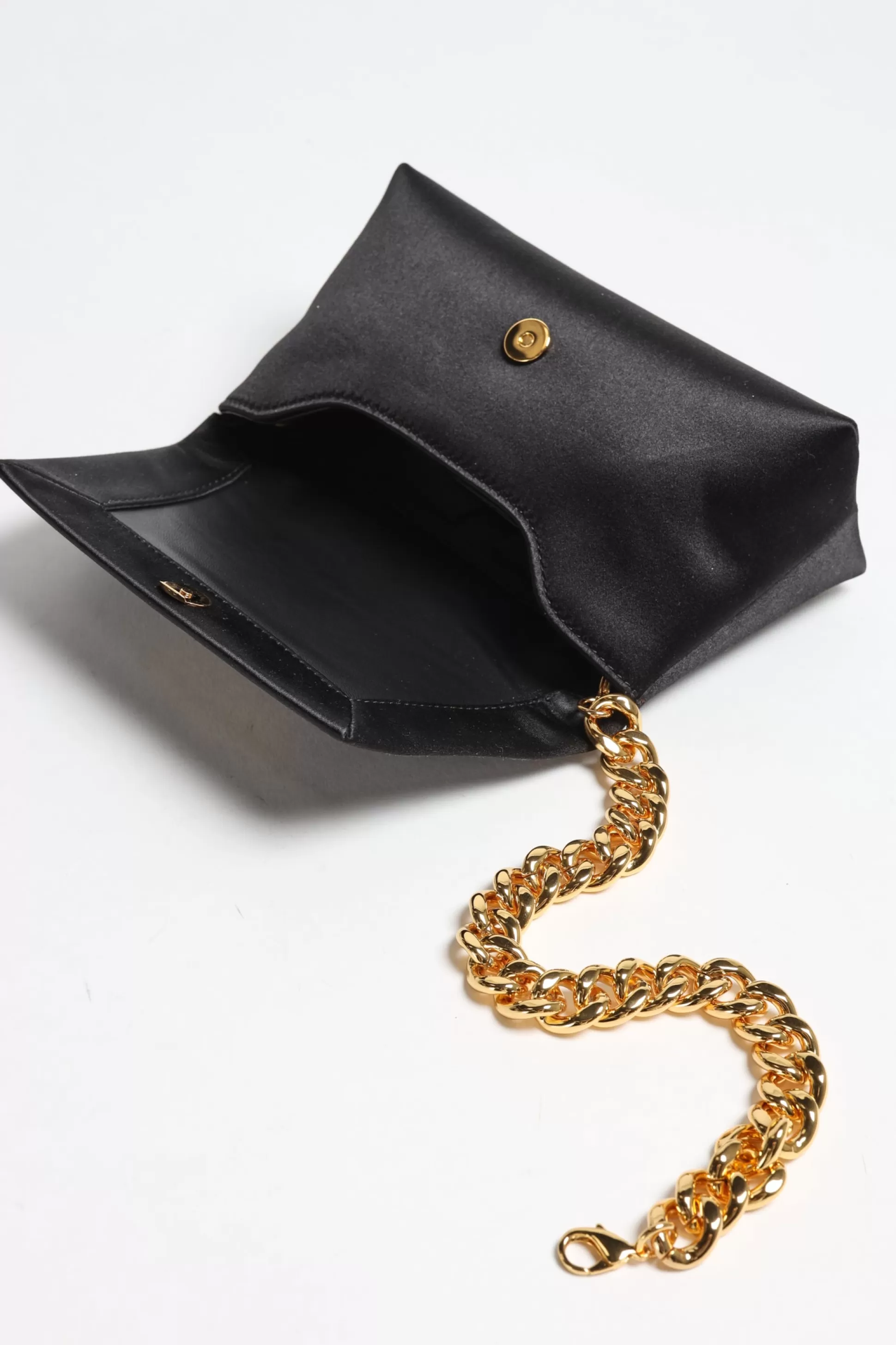 Tom Ford Pochettes & Pochettes^Pochette Satin Mini Chain En Noir