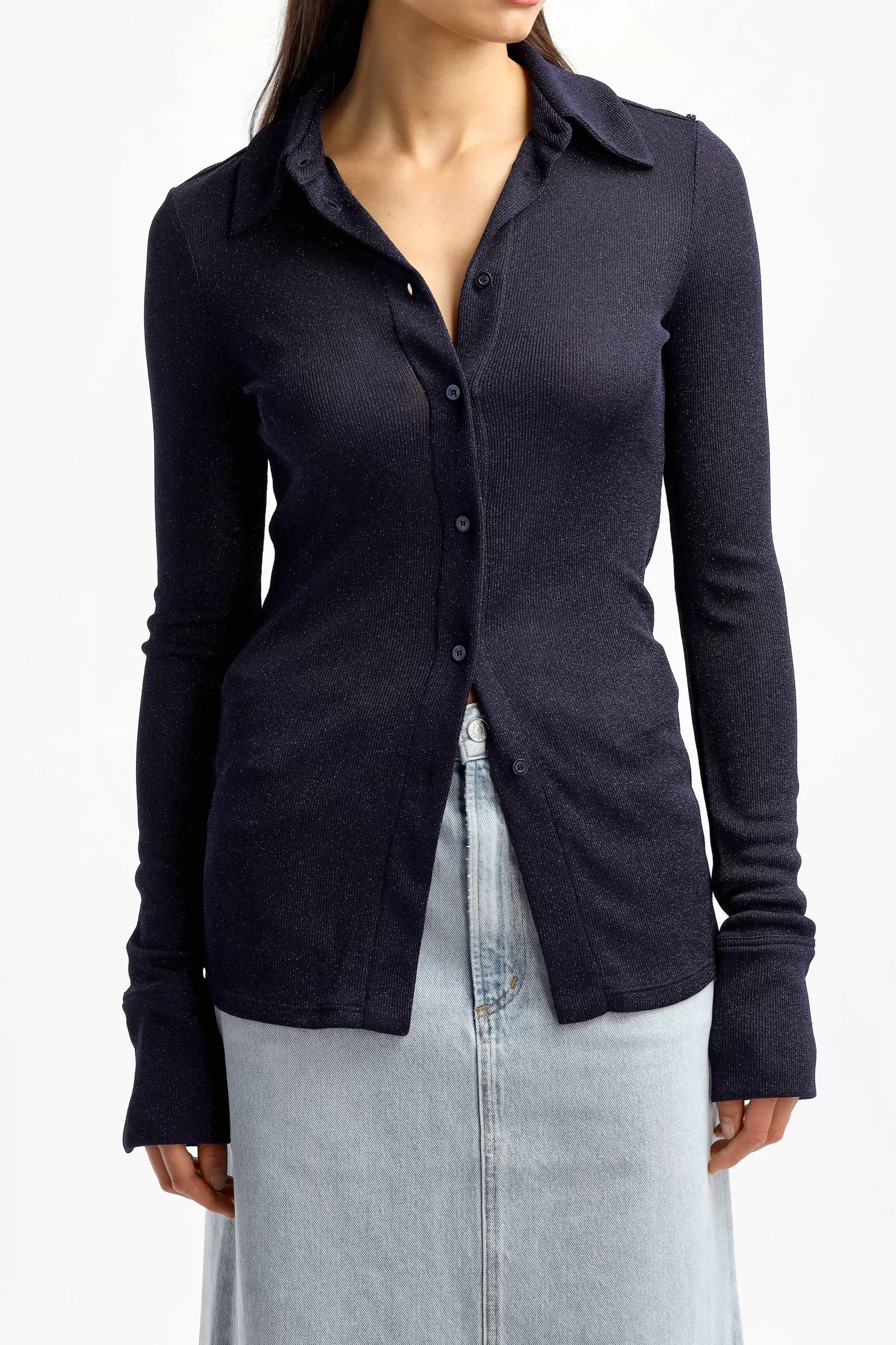 Sportmax Blouses & Tops^Polo Ulzio En Bleu