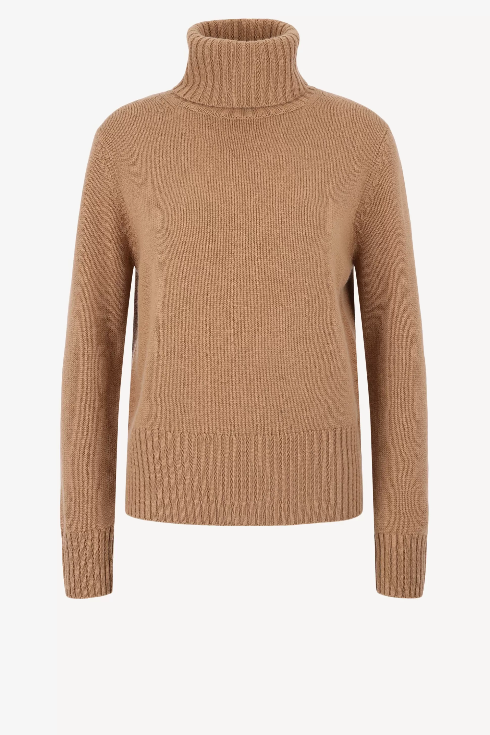 Allude Pull-Over^Pull A Col Roule Camel