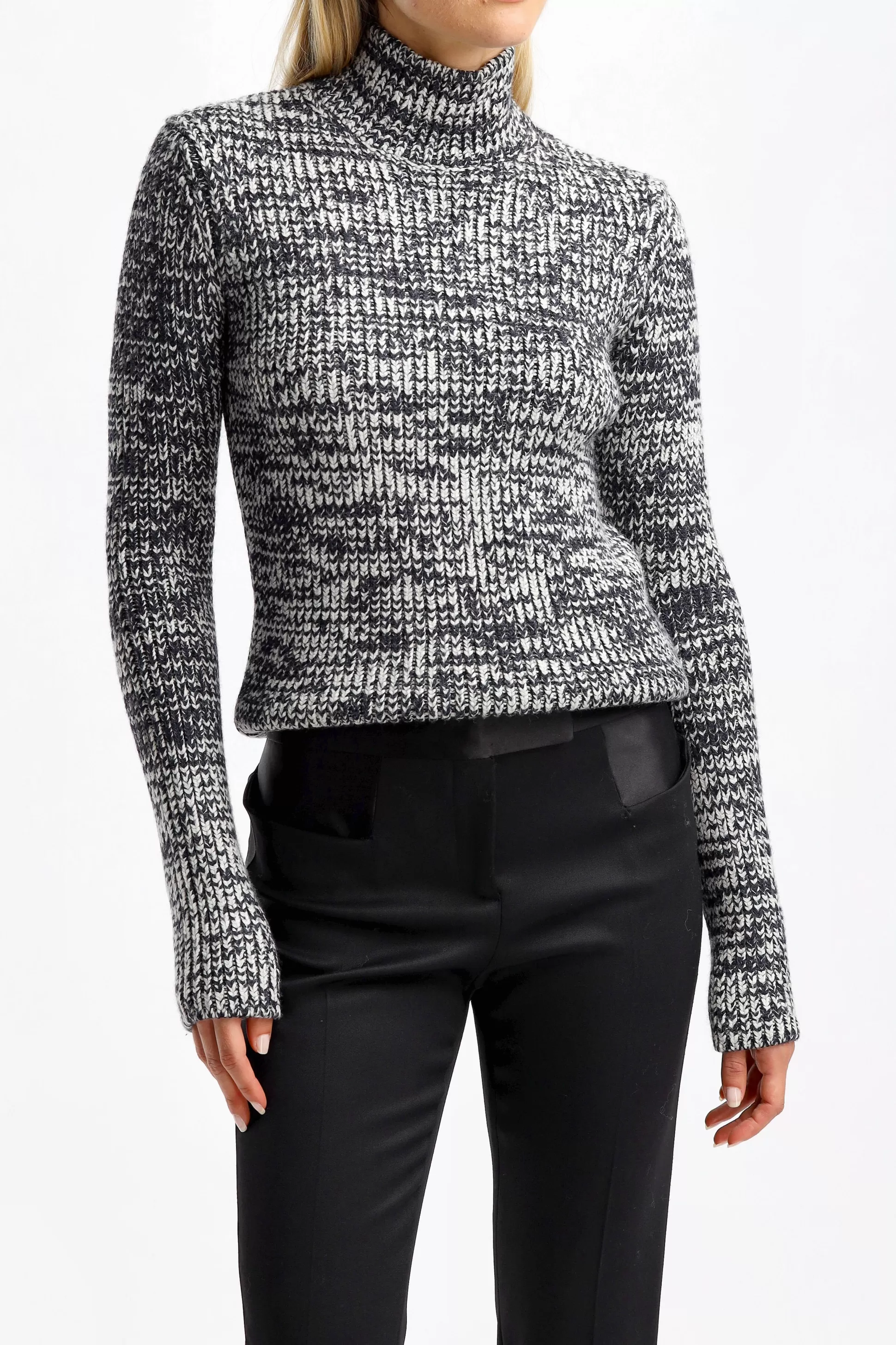 Tom Ford Pull-Over^Pull A Col Roule En Chalk/Noir