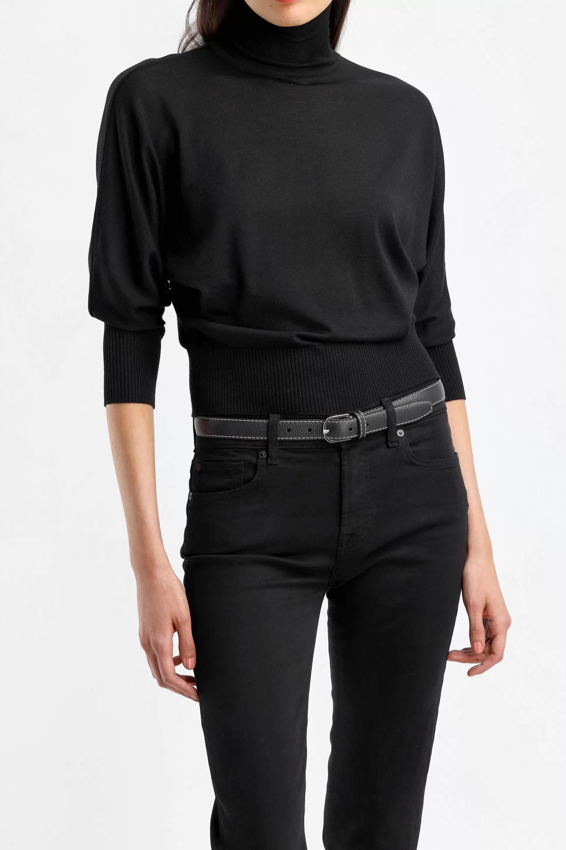 Max Mara Pull-Over^Pull A Col Roule Talea En Noir