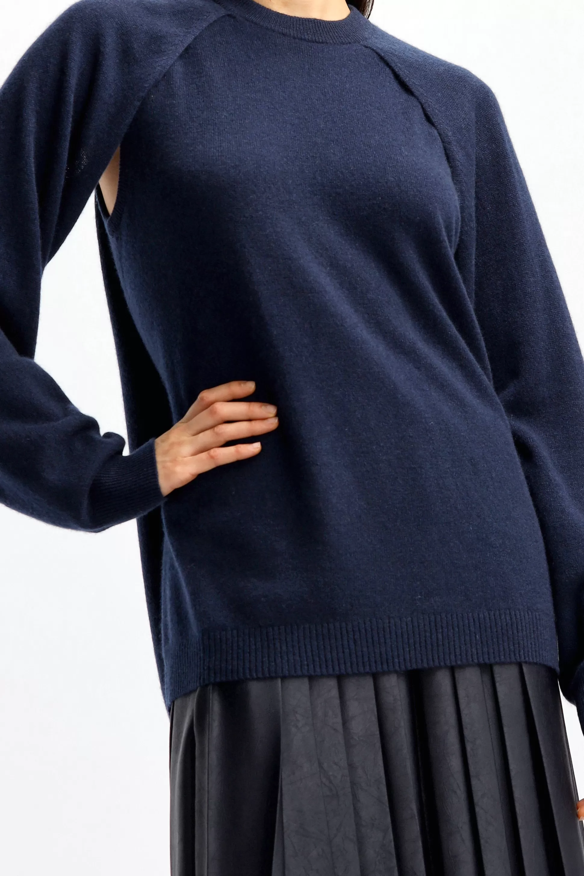 Tibi Pull-Over^Pull En Cachemire Easy Cozy En Marine