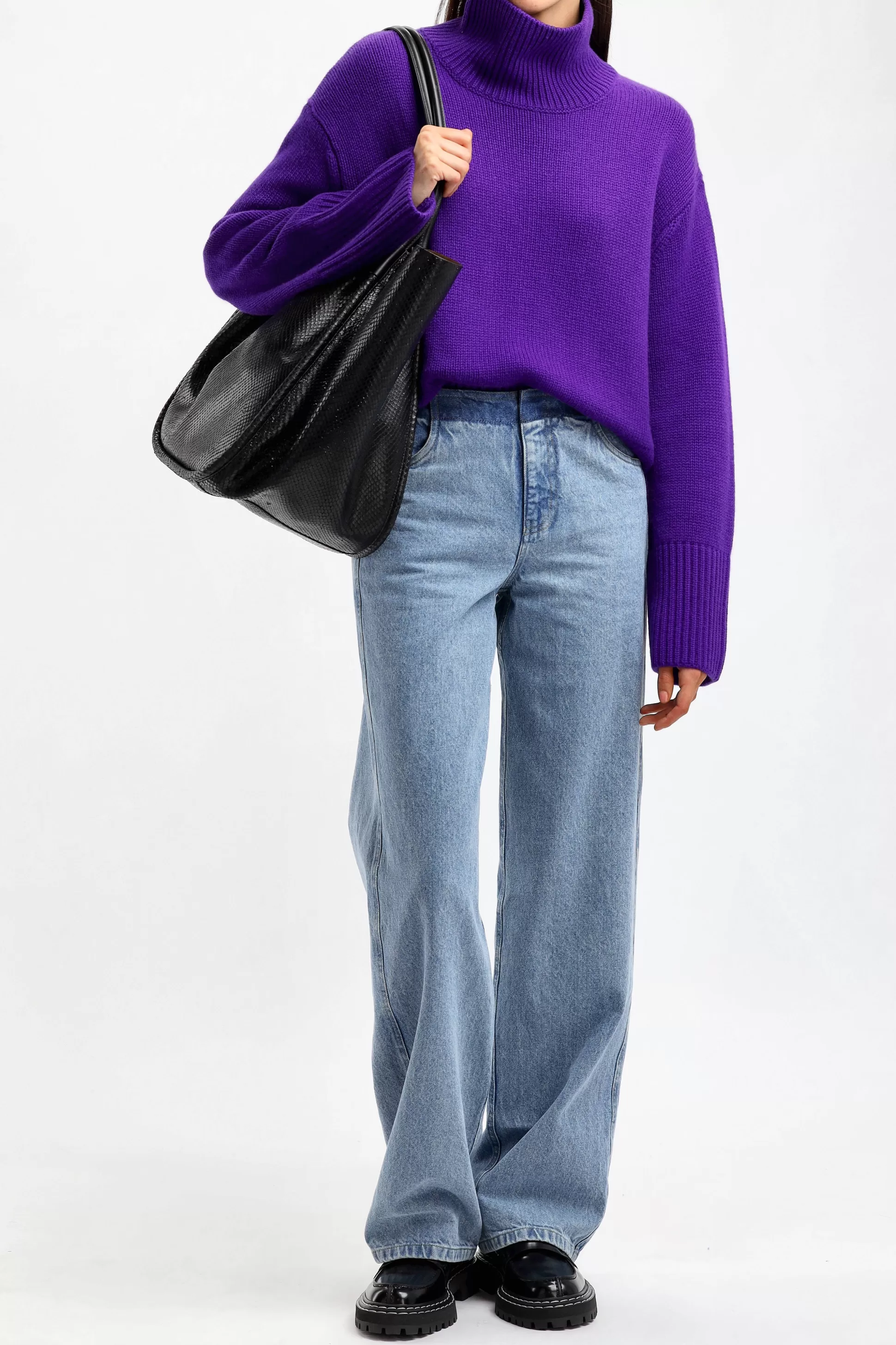 Lisa Yang Pull-Over^Pull Fleur En Grape