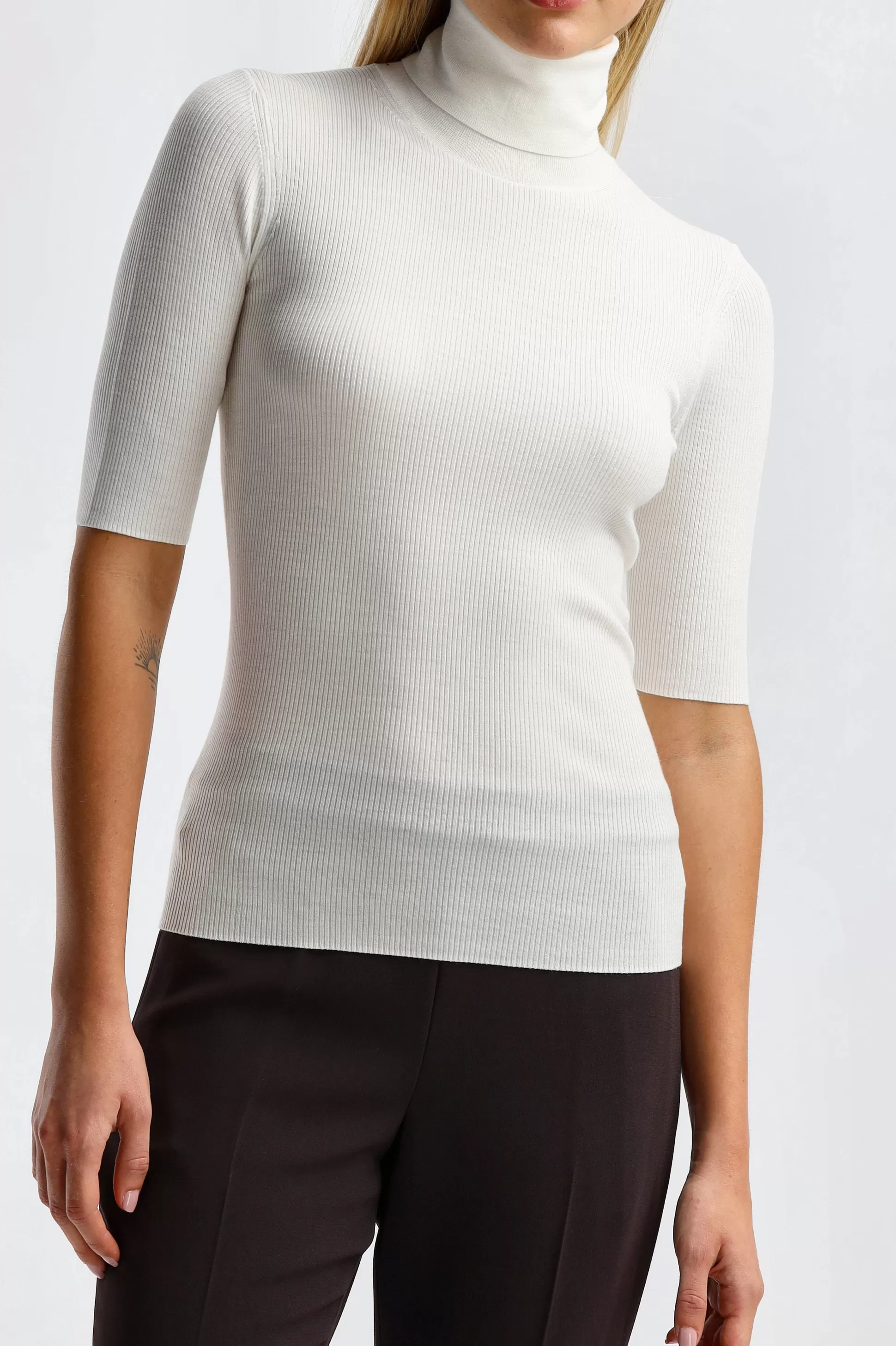 Theory Pull-Over^Pull Leenda En New Ivory