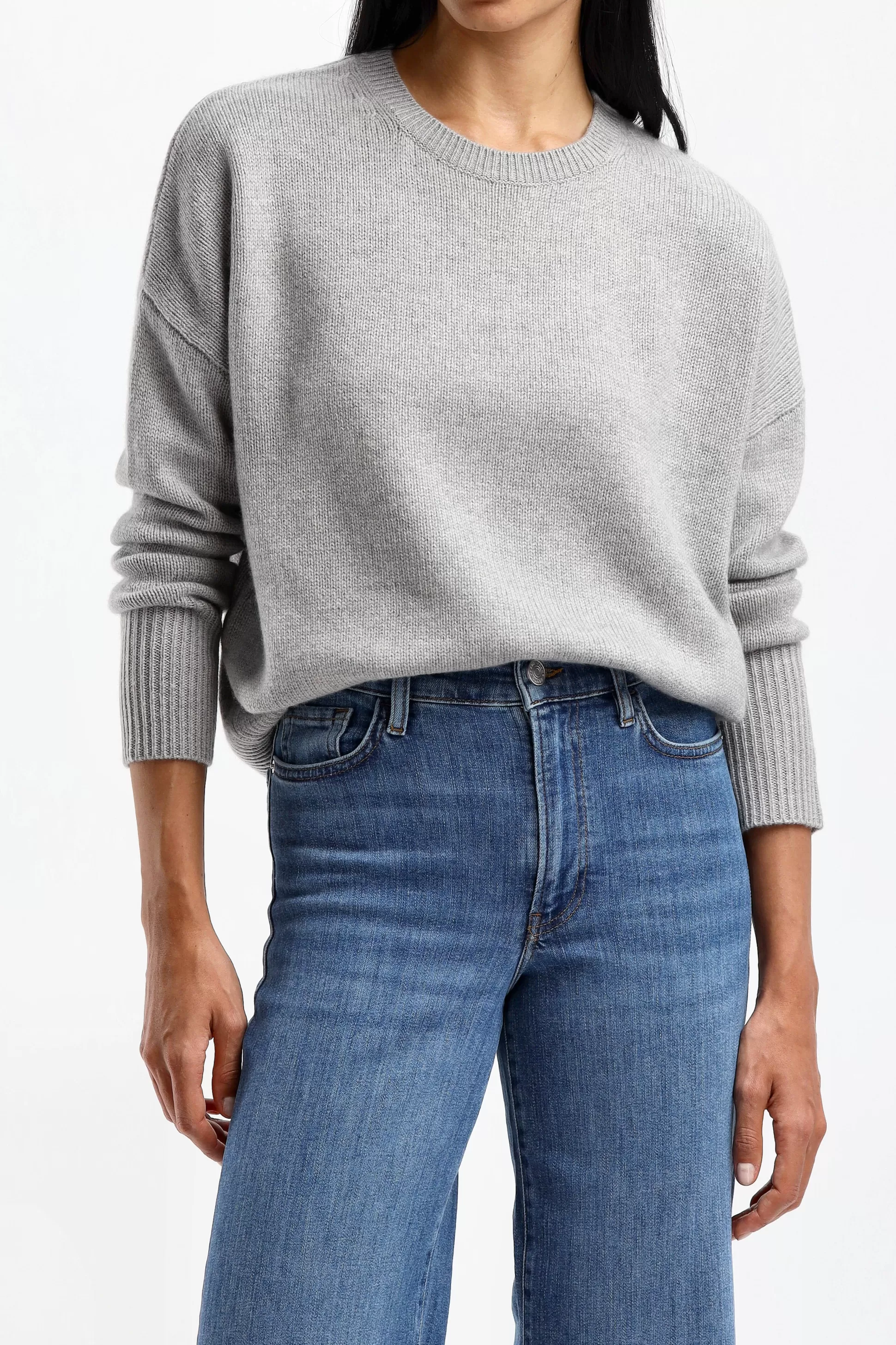 Lisa Yang Pull-Over^Pull Mila En Gris Colombe