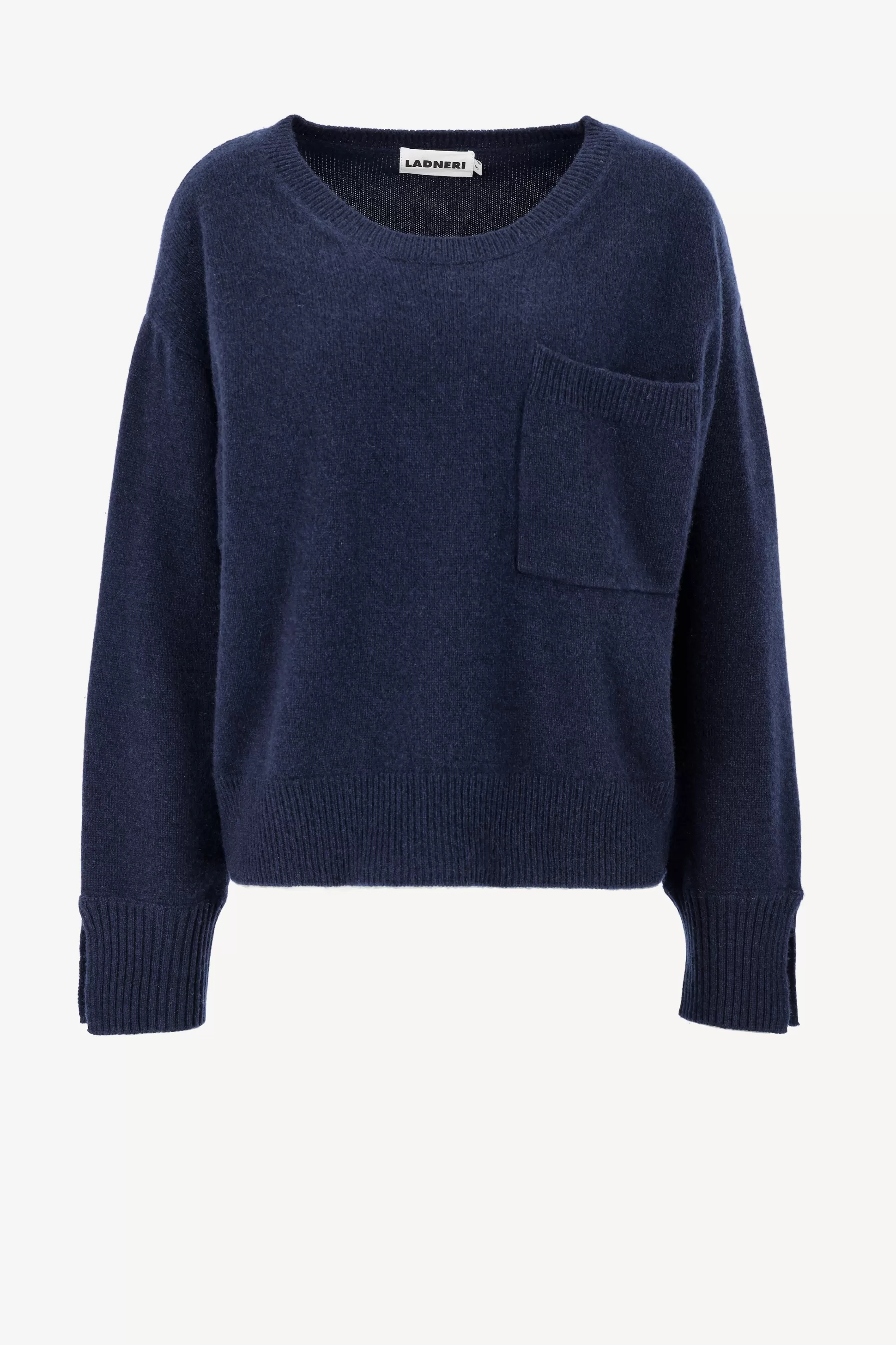 Ladneri Pull-Over^Pull Pocket En Bleu Marine