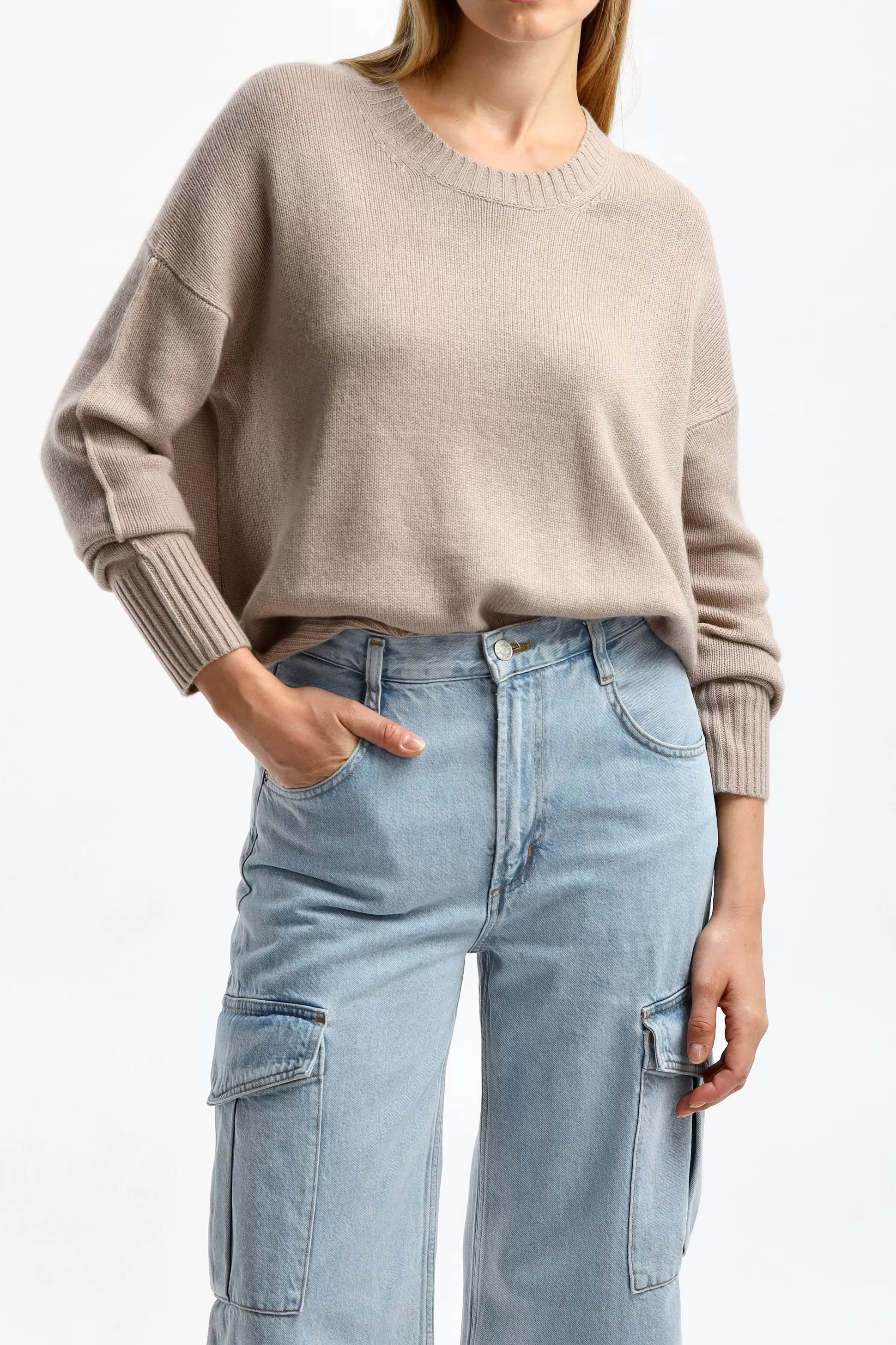 Allude Pull-Over^Pull Ras Du Cou Beige