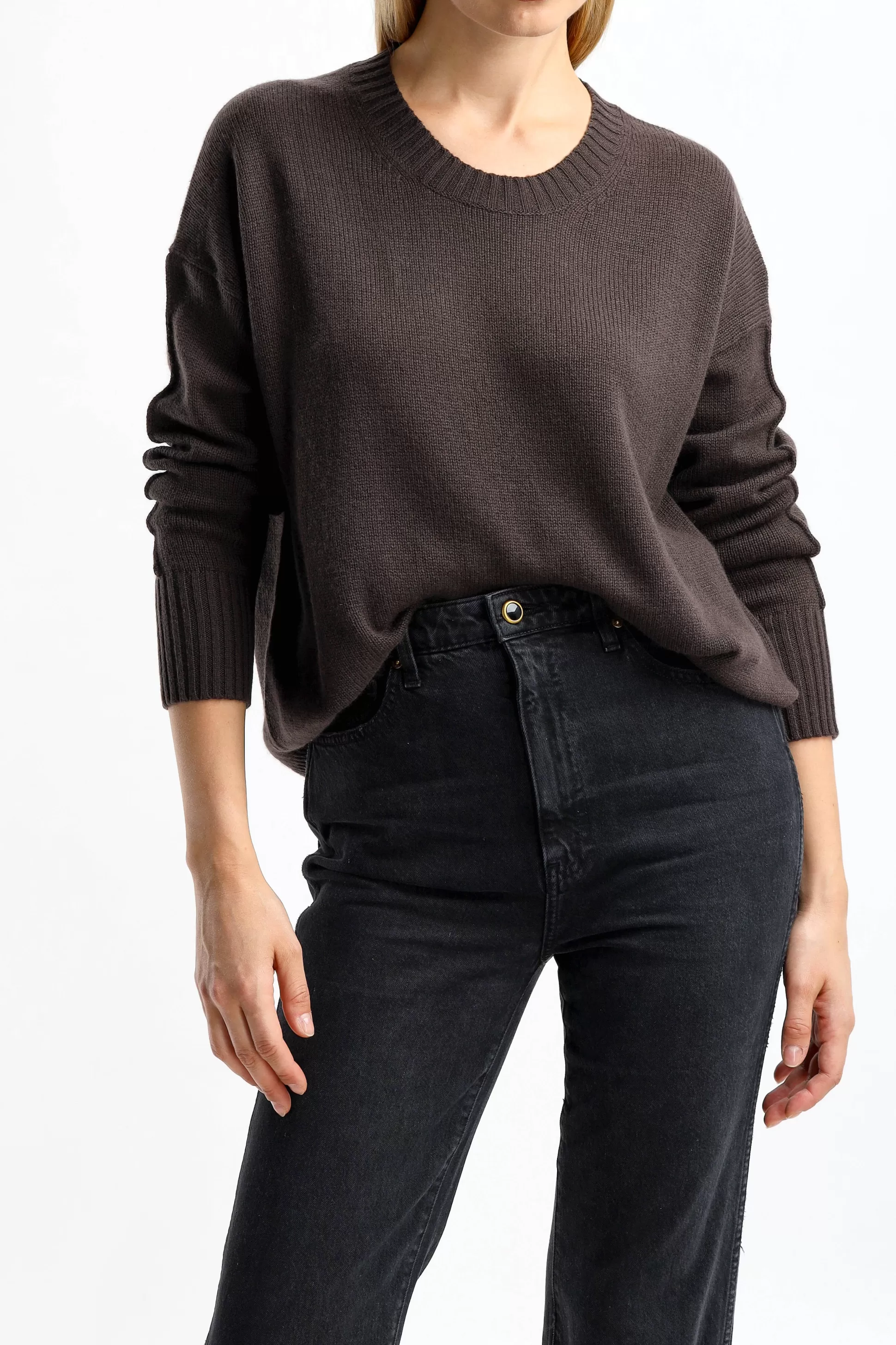 Allude Pull-Over^Pull Ras Du Cou En Marron