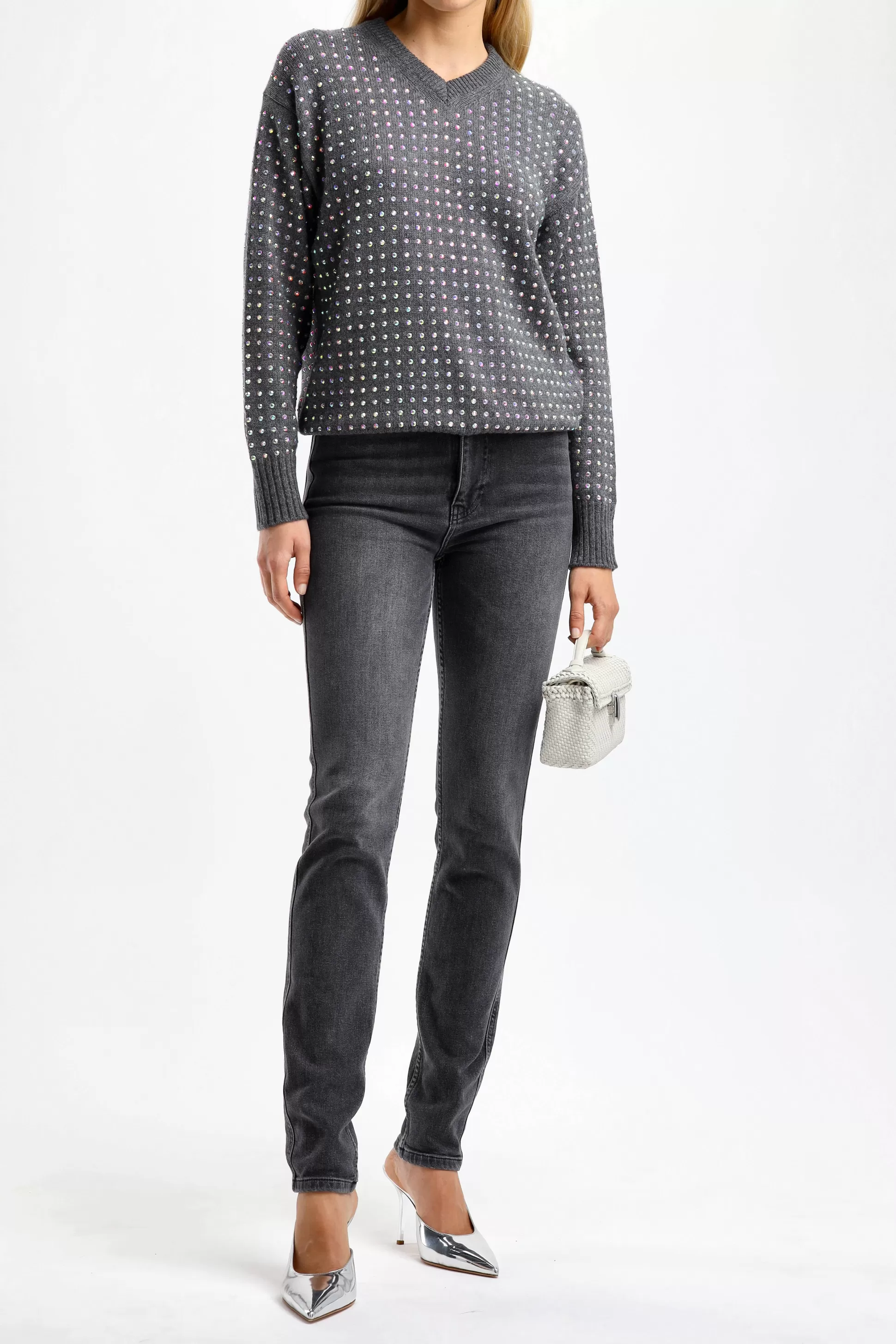 Sportmax Pull-Over^Pull Uta En Gris Moyen