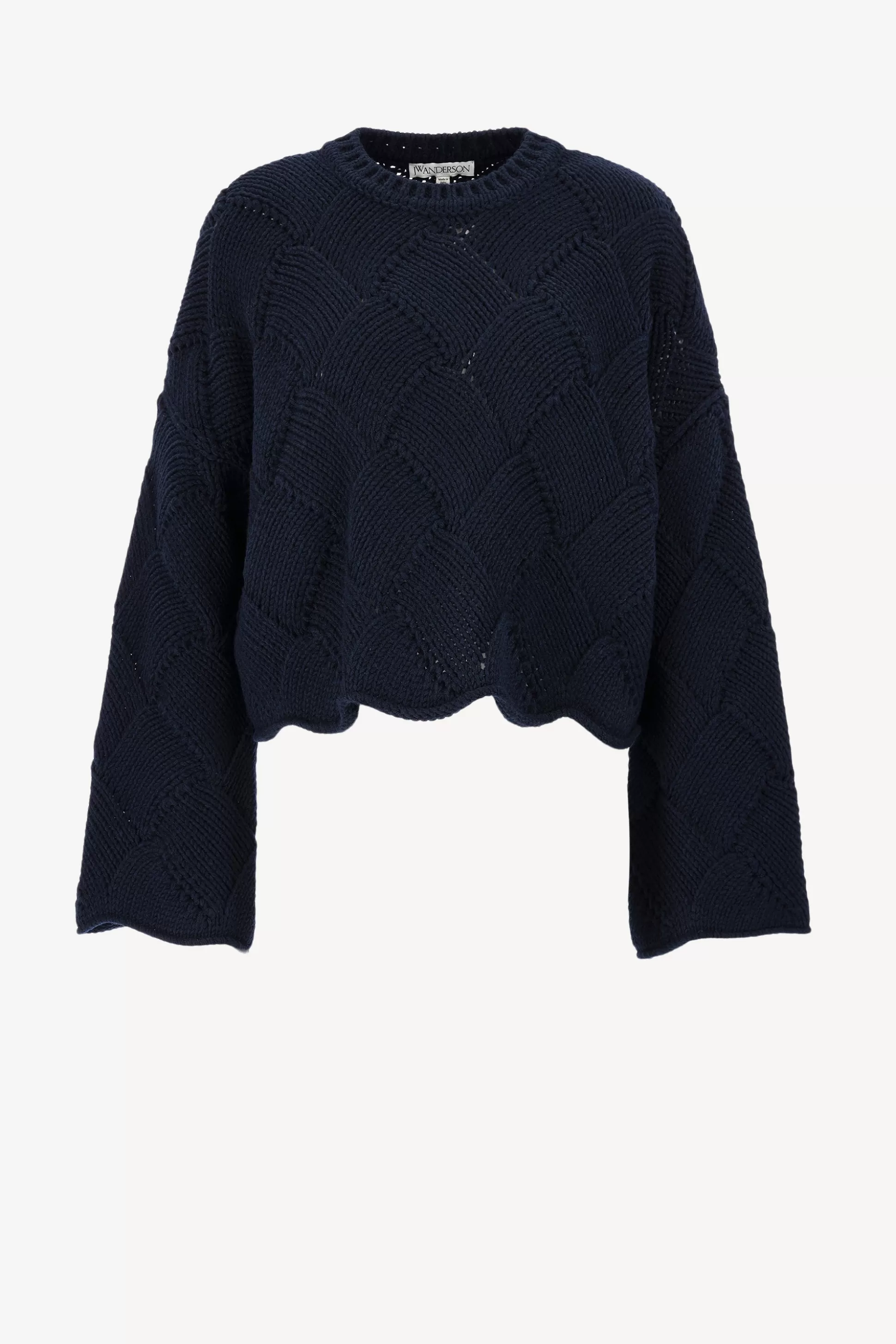 JW Anderson Pull-Over^Pull Weave En Marine Fonce