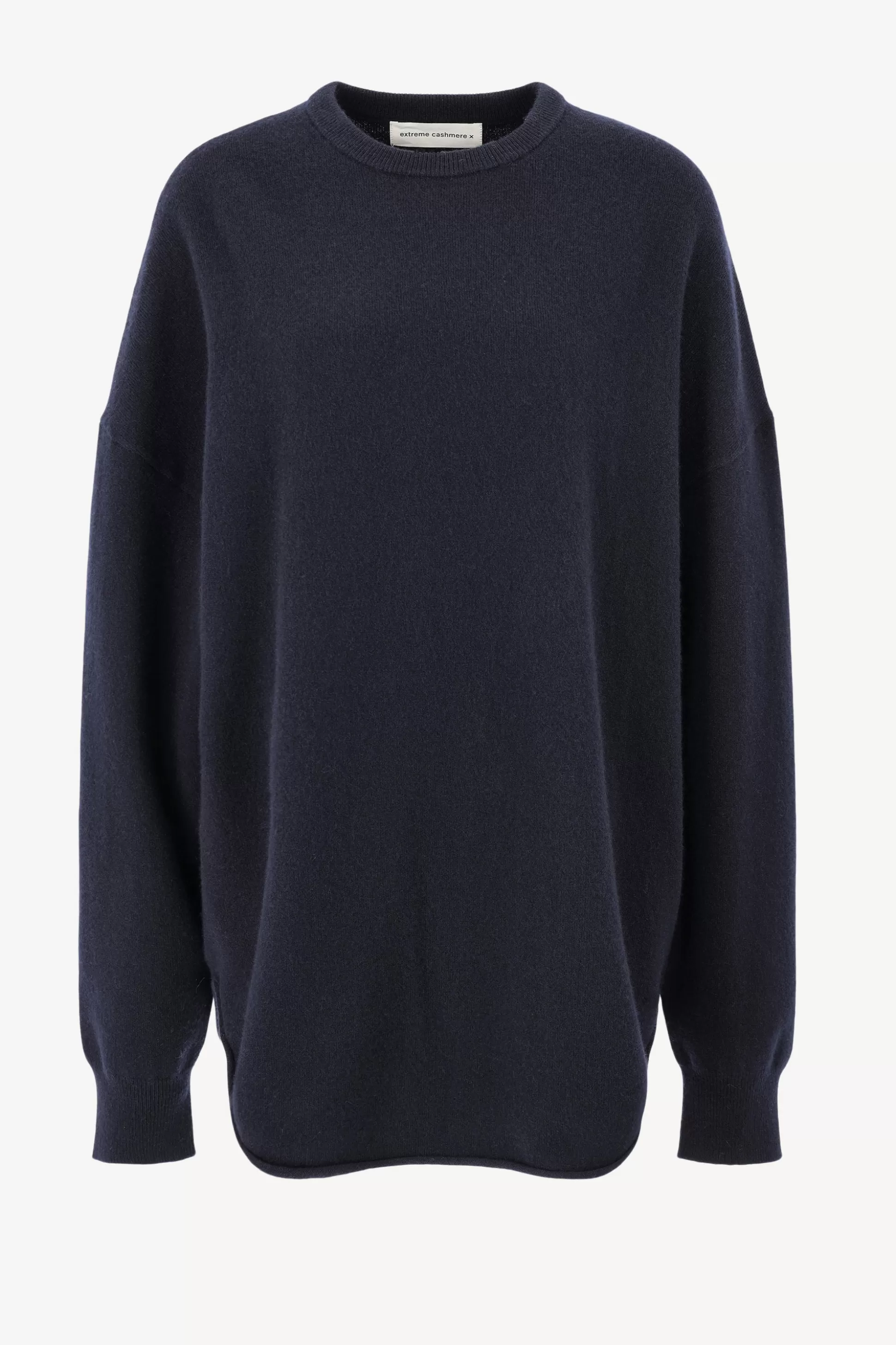 Extreme Cashmere Pull-Over^Pull-Over Crew Hop N° 53 En Bleu Marine