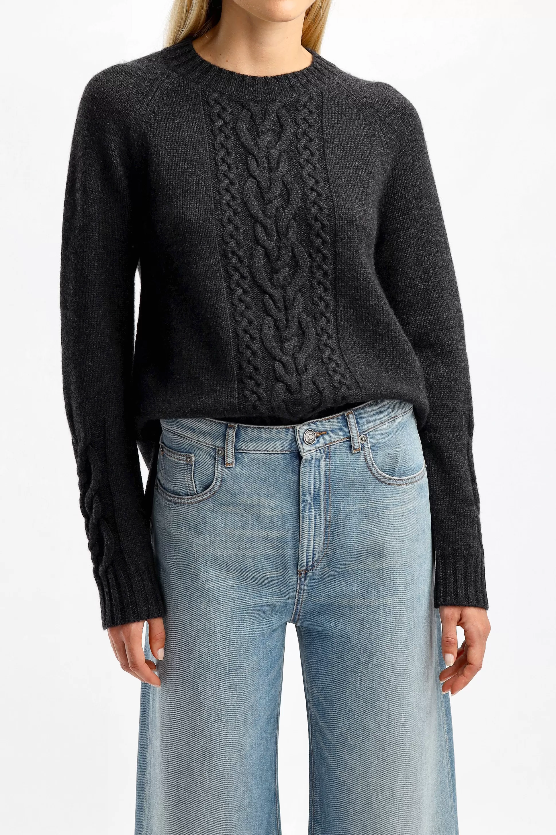 S Max Mara Pull-Over^Pull-Over Ginny En Gris Moyen