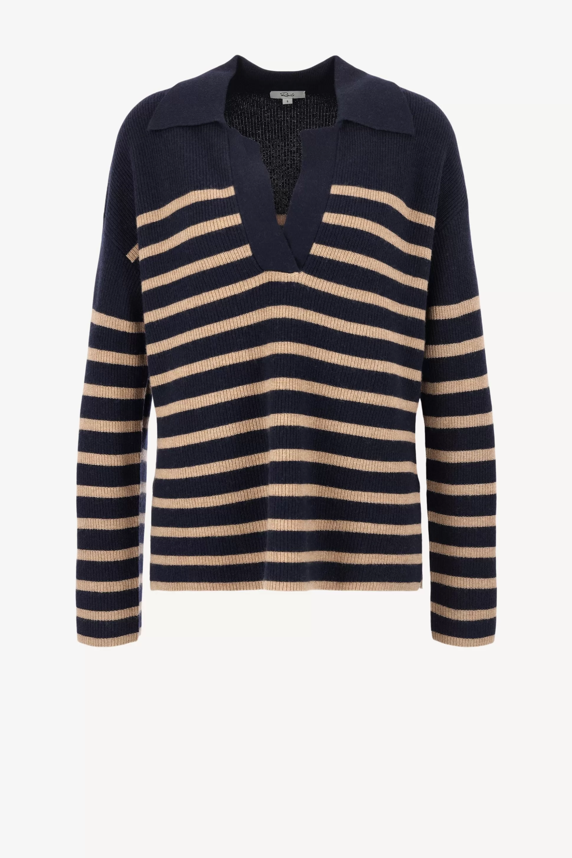 Rails Pull-Over^Pullover Harris En Camel/Navy