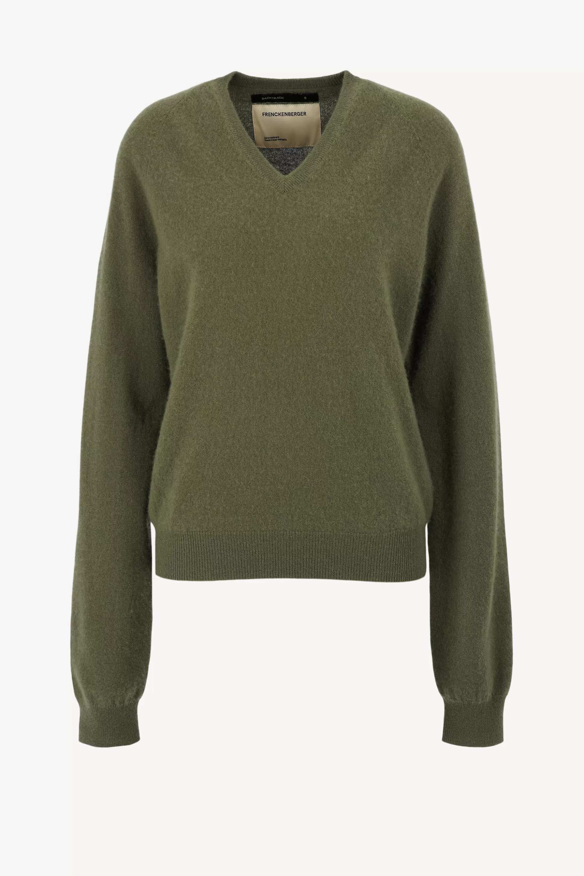 Frenckenberger Pull-Over^Pullover Mini V-Neck Vert