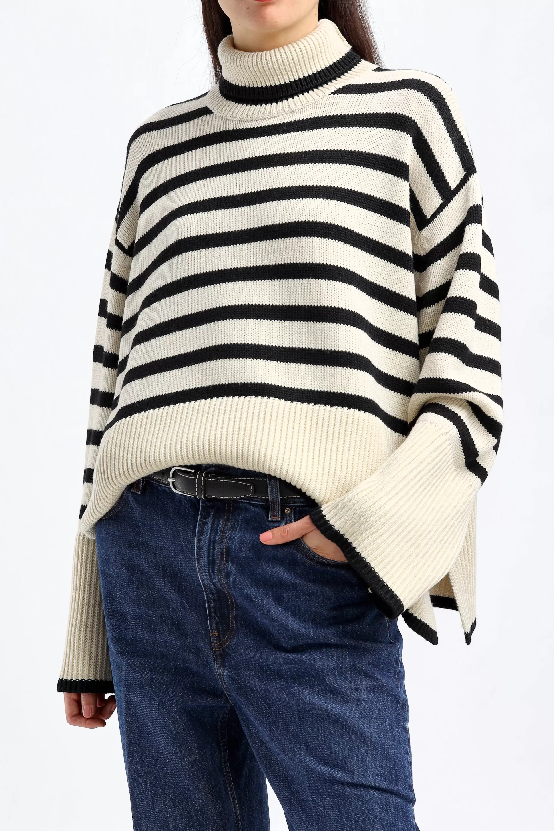 Toteme Pull-Over^Pull-Over Signature Stripe En Sable Clair