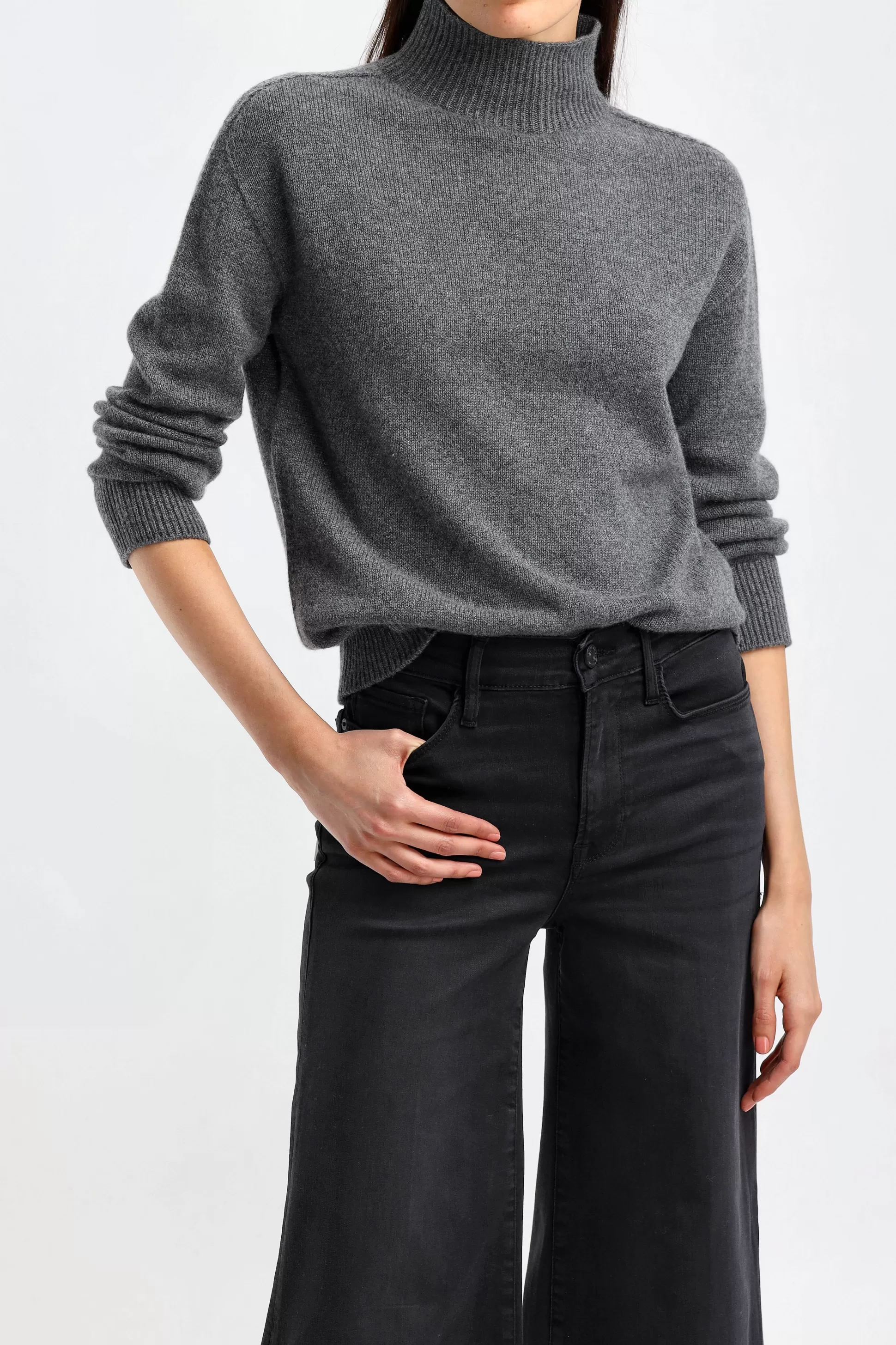 S Max Mara Pull-Over^Pull-Over Tahiti Gris Moyen