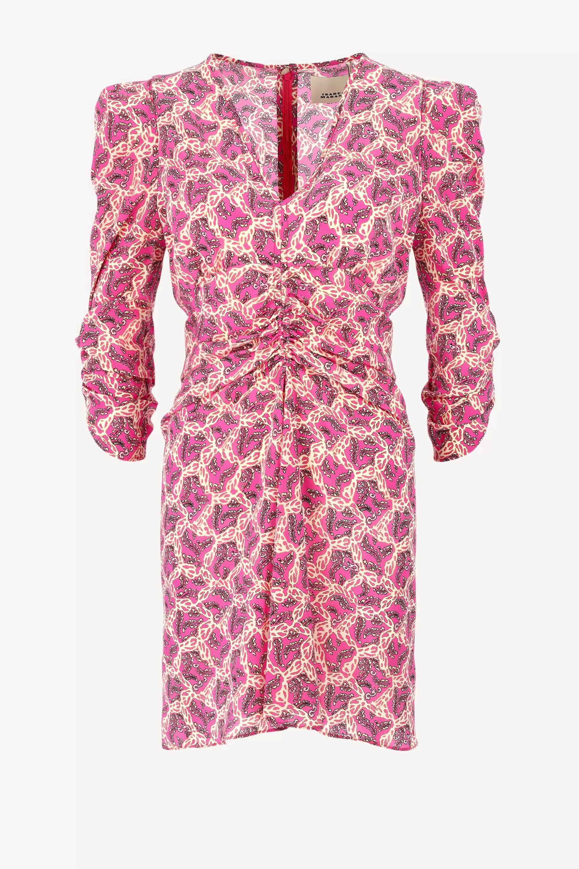 Isabel Marant Robes^Robe Aliniza En Fuchsia