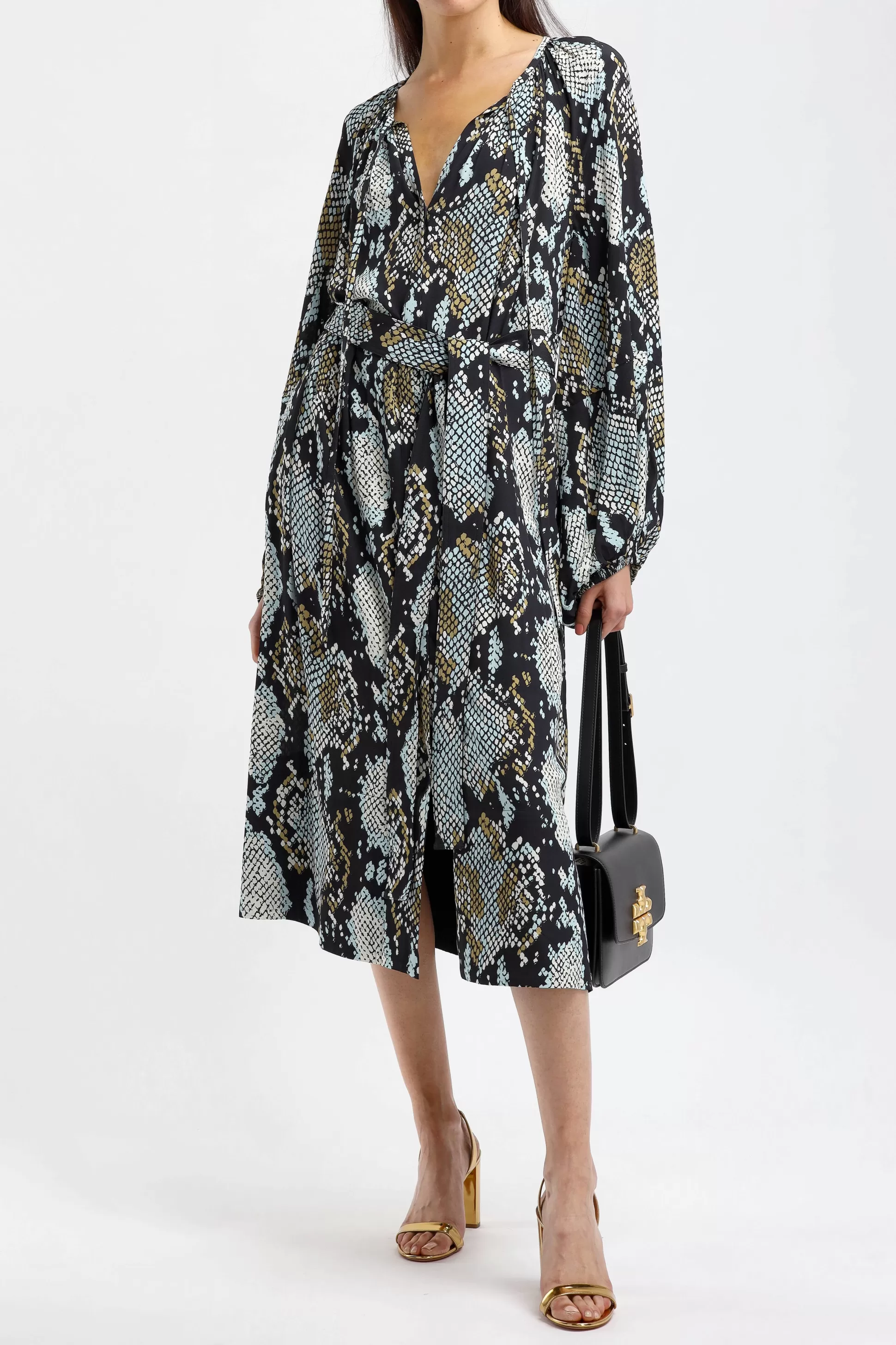 Proenza Schouler Robes^Robe Chemisier Crepe Snake En Noir