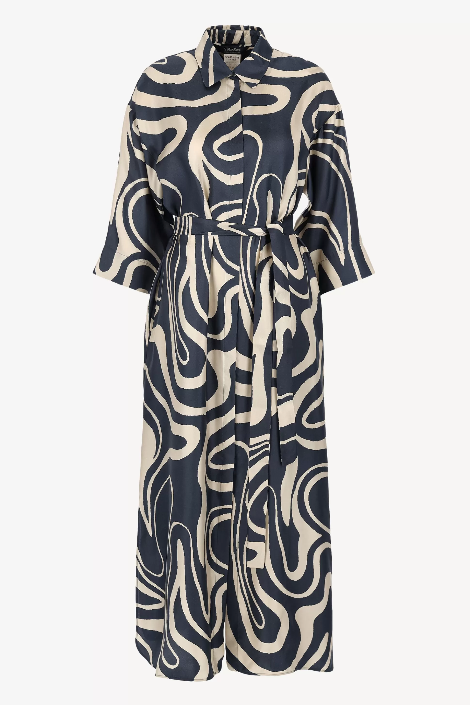 S Max Mara Robes^Robe Garonna En Bleu Nuit