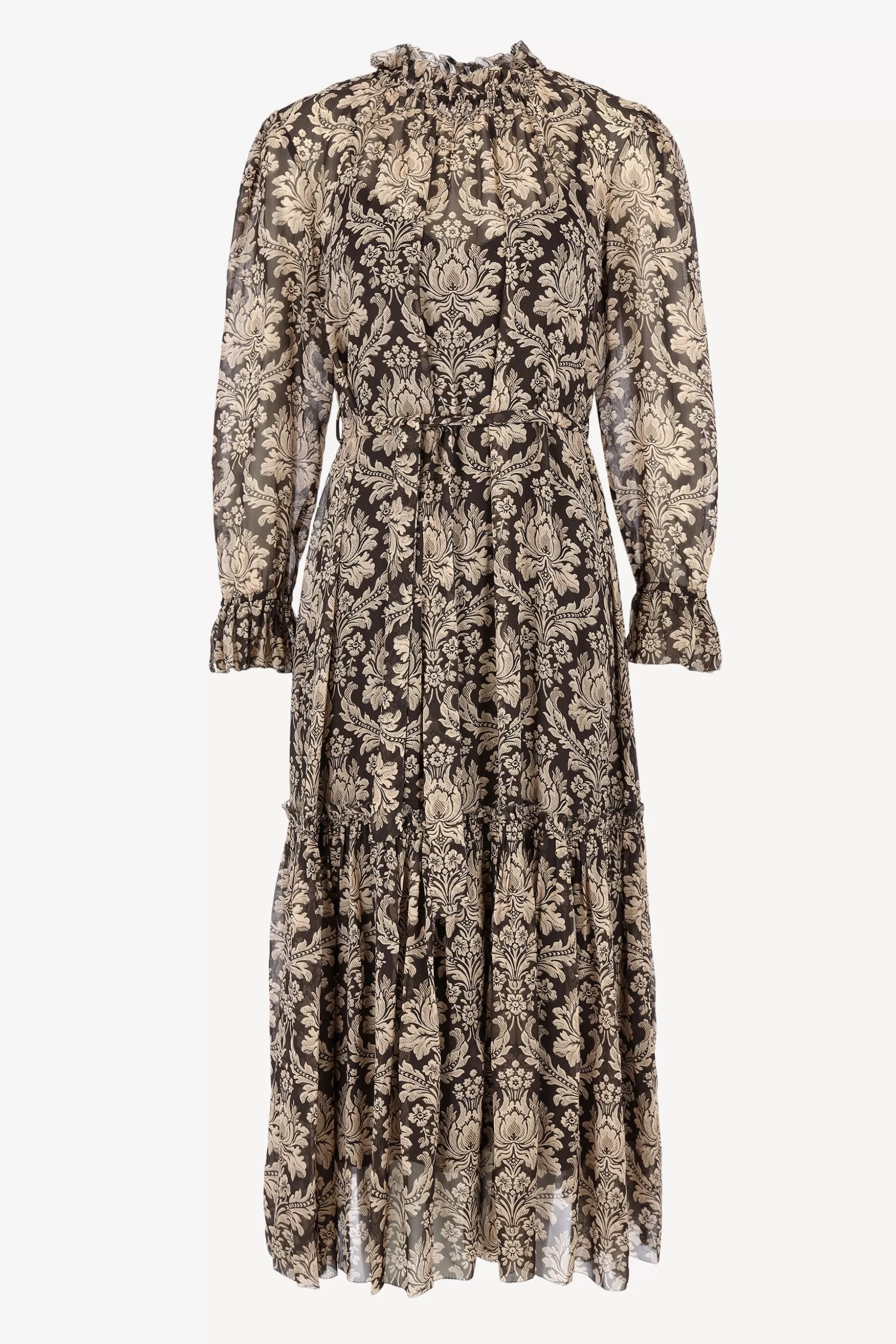 Zimmermann Robes^Robe Lantern En Damas Noir