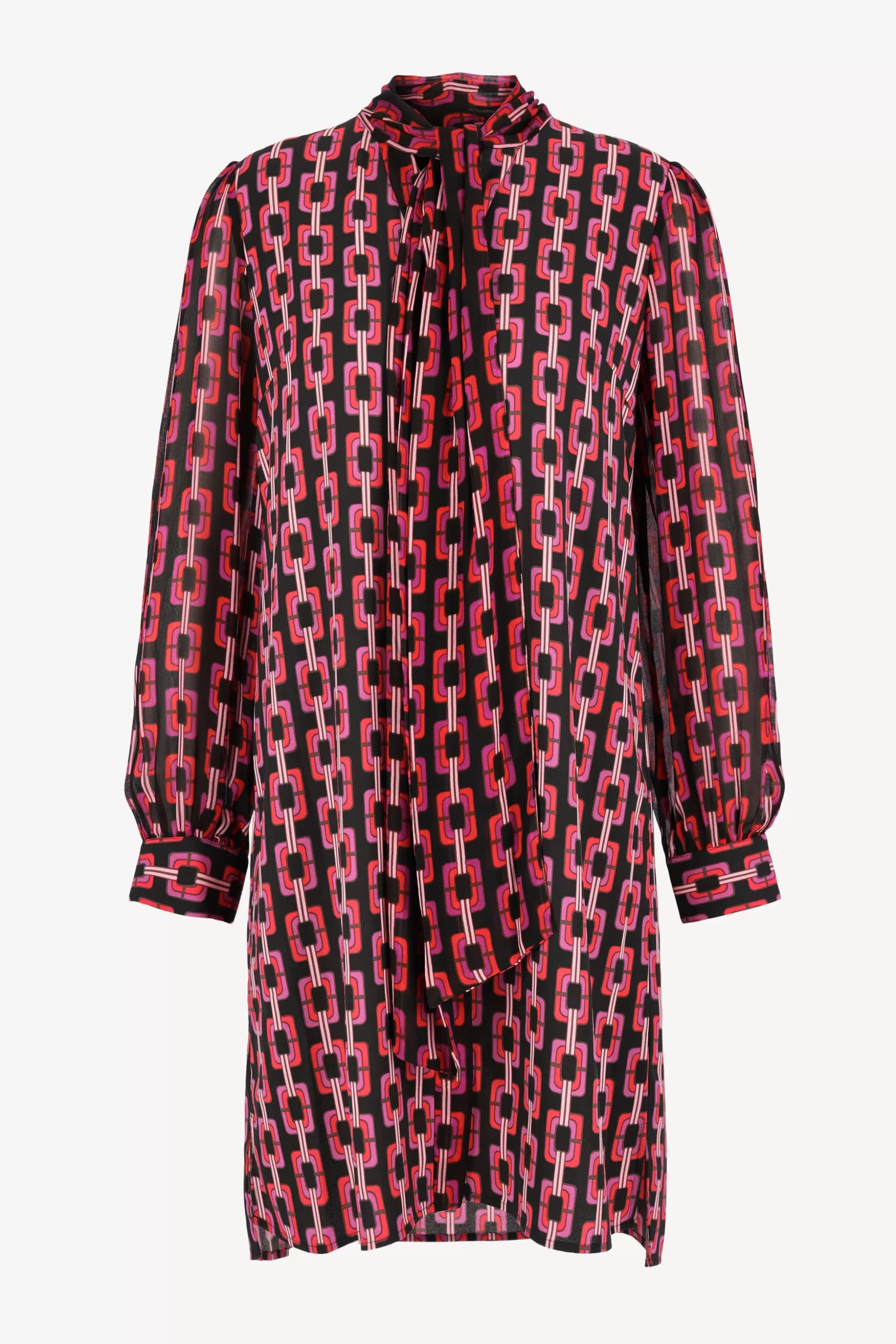 Diane von Furstenberg Robes^Robe Prue En Chaine Rouge