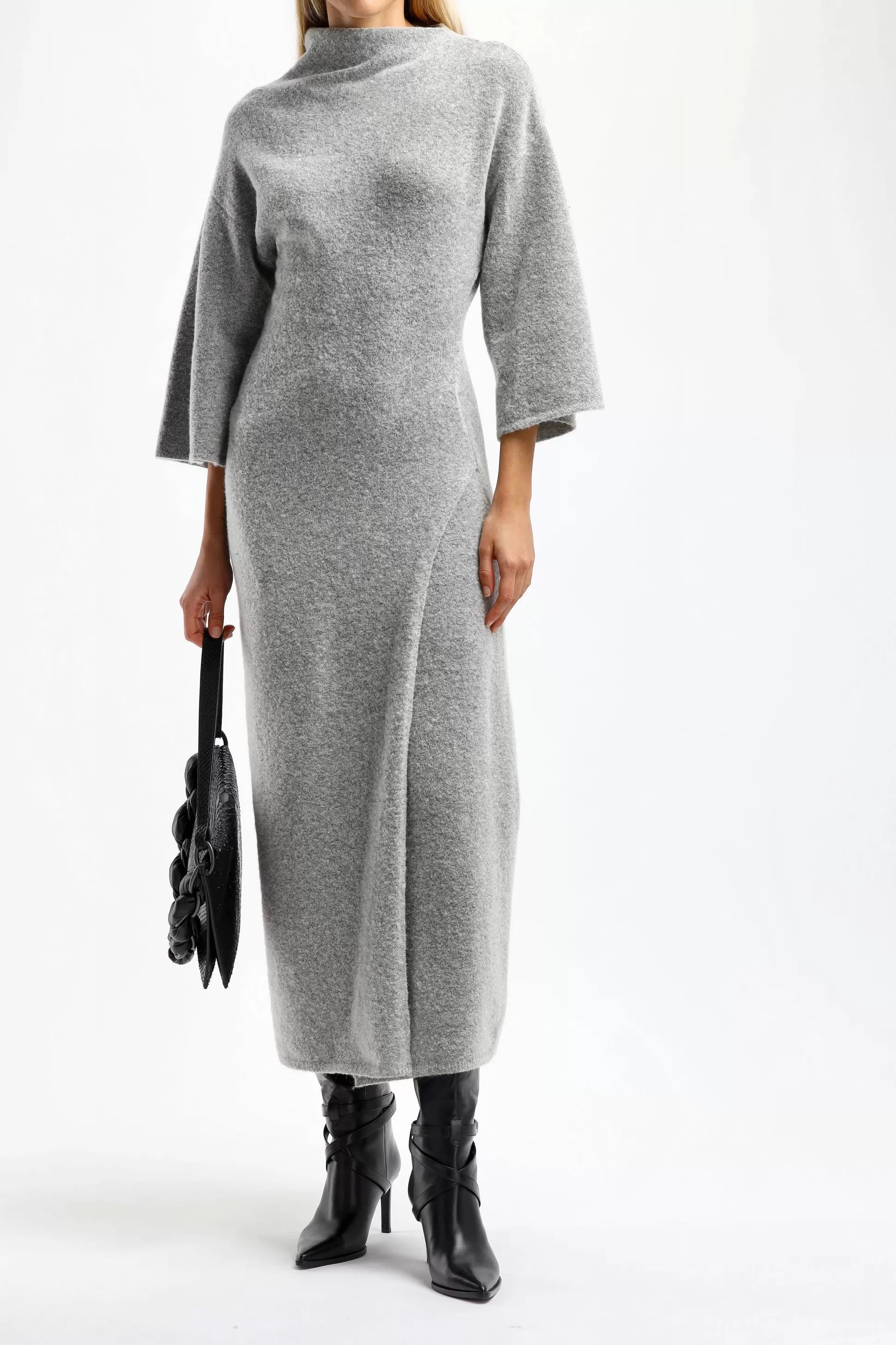 Proenza Schouler Robes^Robe Tricotee Wool En Gris Clair