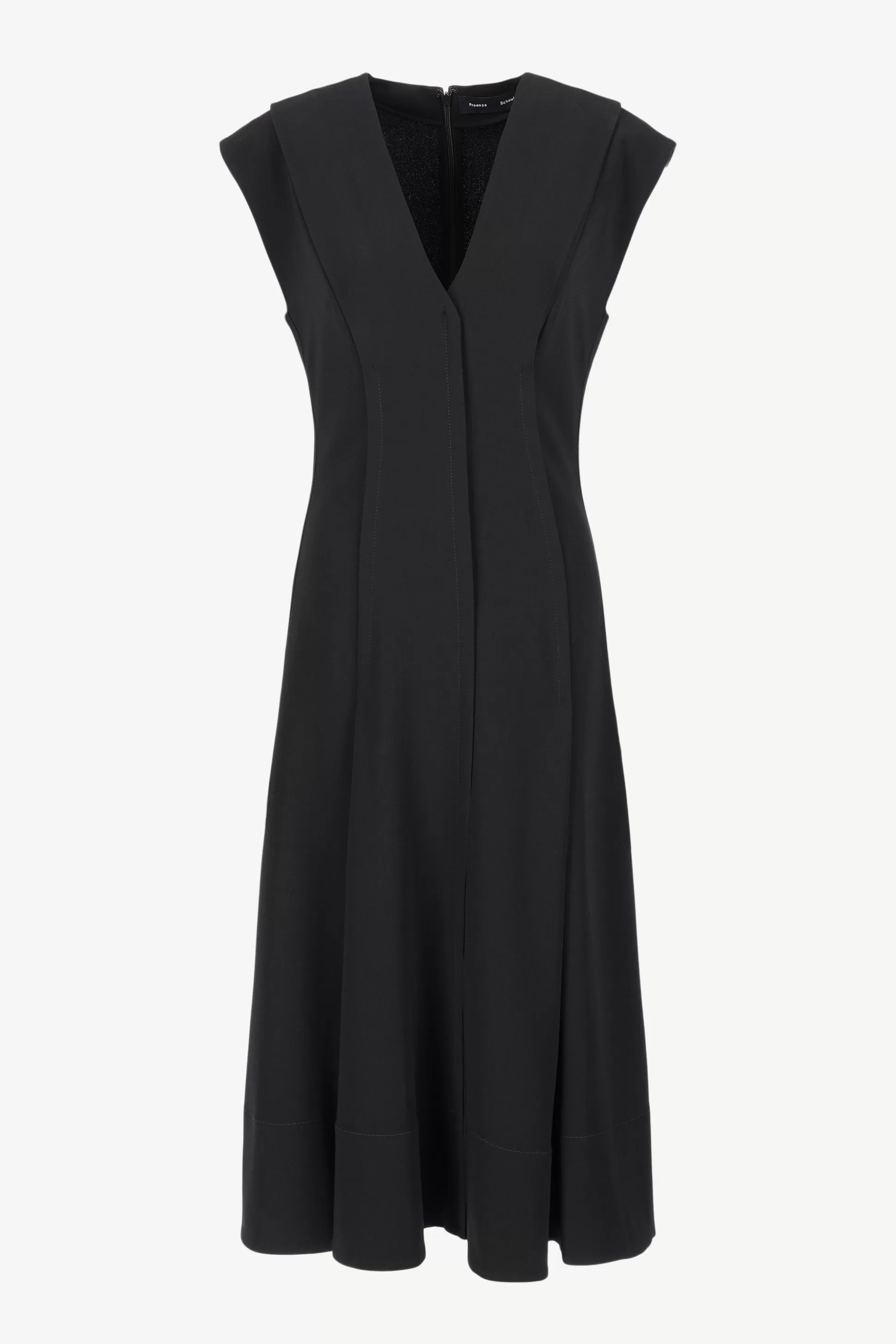 Proenza Schouler Robes^Robe V Neck Crepe En Noir