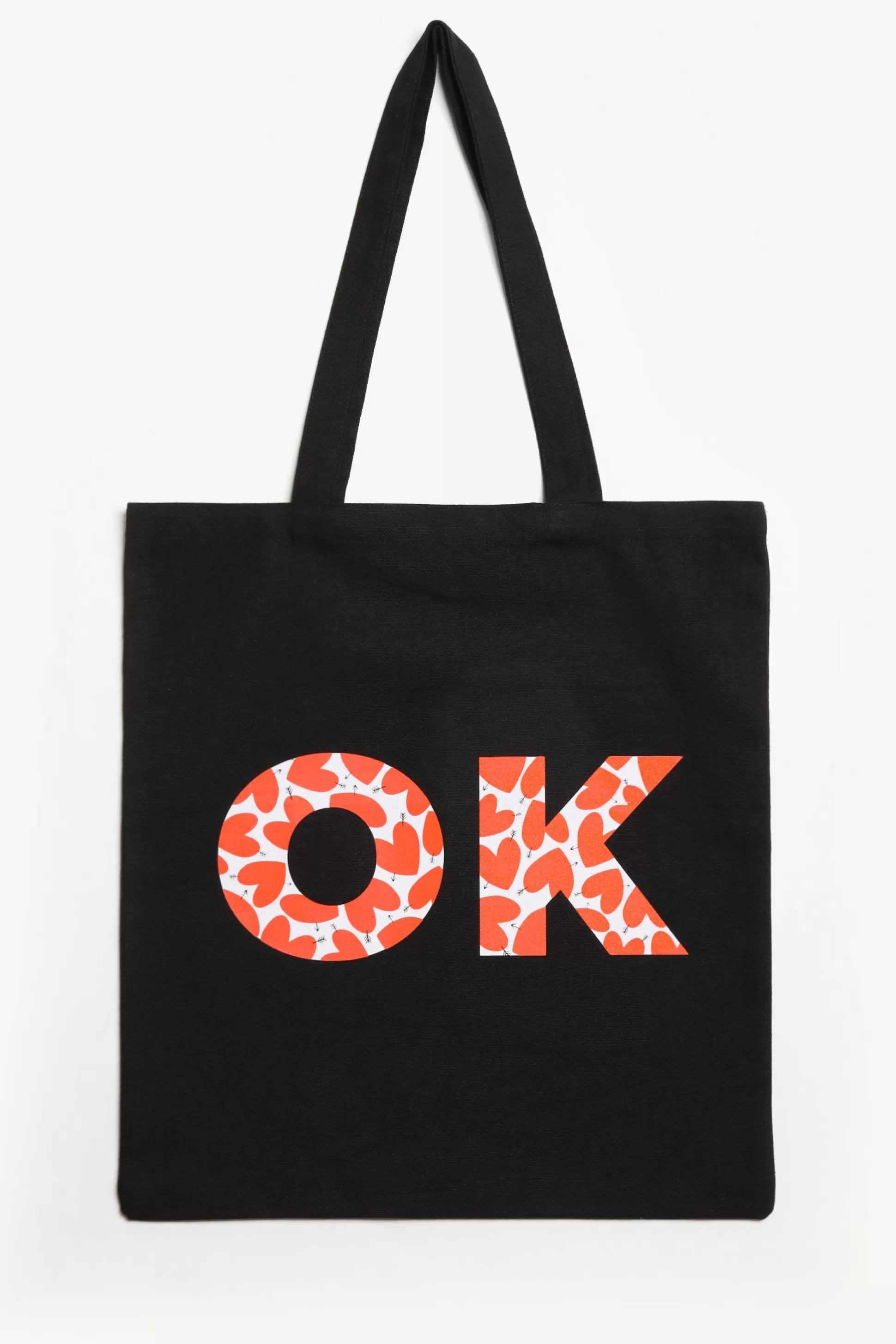 Anita Hass Shopper^Sac A Dos En Toile 'Ok' En Noir