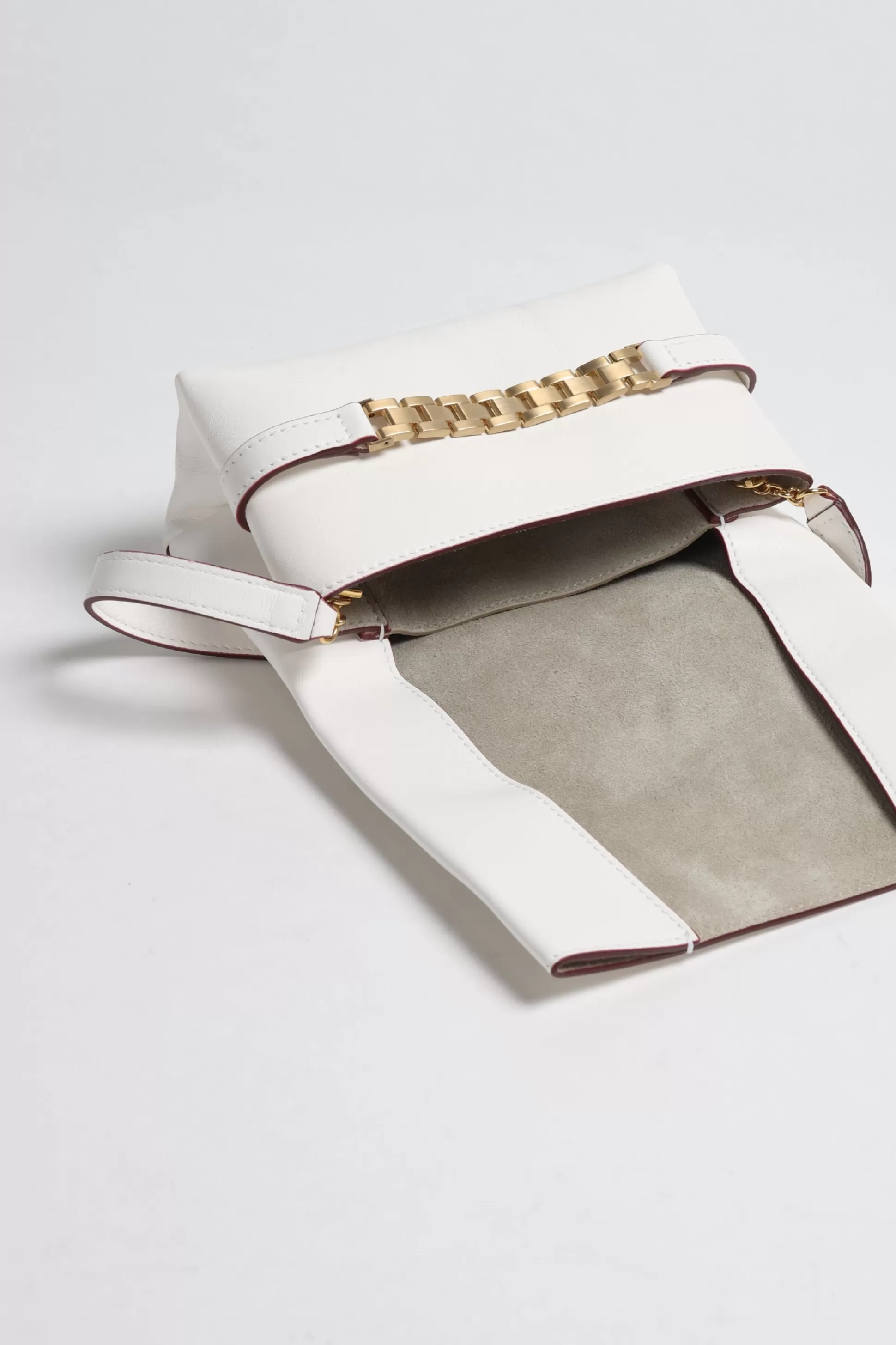 Victoria Beckham Pochettes & Pochettes^Sac Chain Mini En Blanc