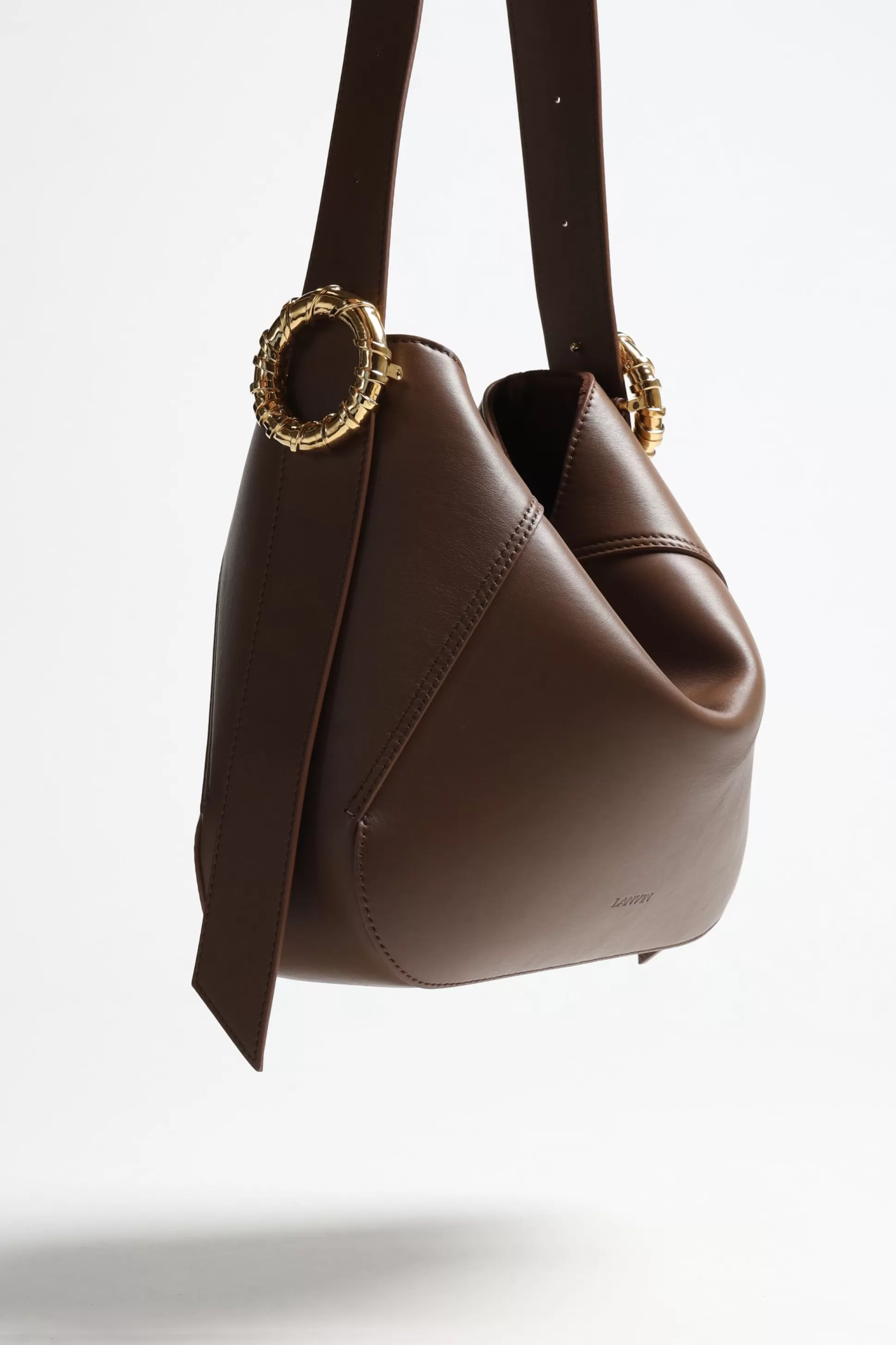 Lanvin Sacs À Bandoulière^Sac Melodie Hobo Pm En Chestnut