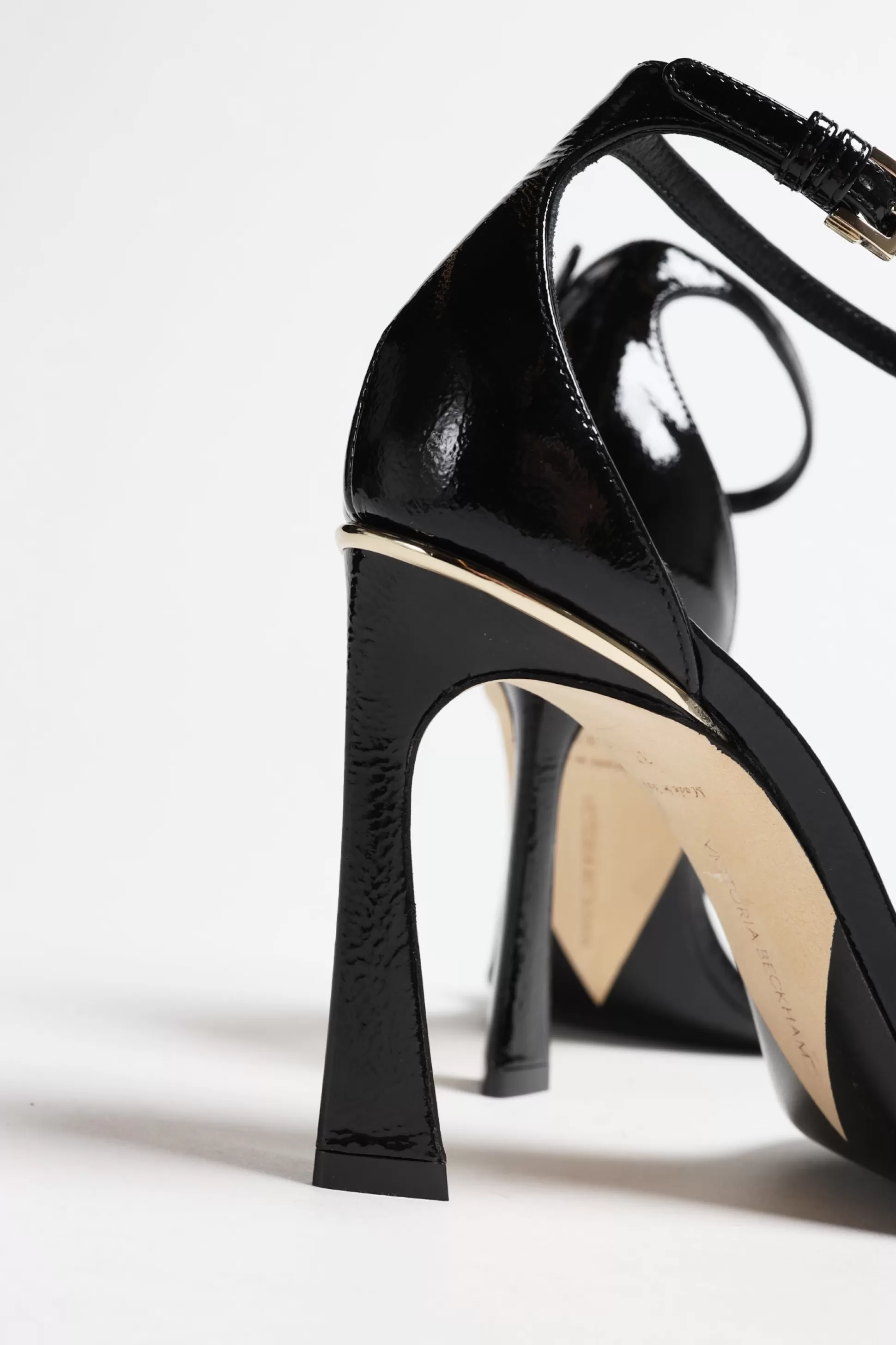 Victoria Beckham Talons^Sandalettes Metalliques Noires