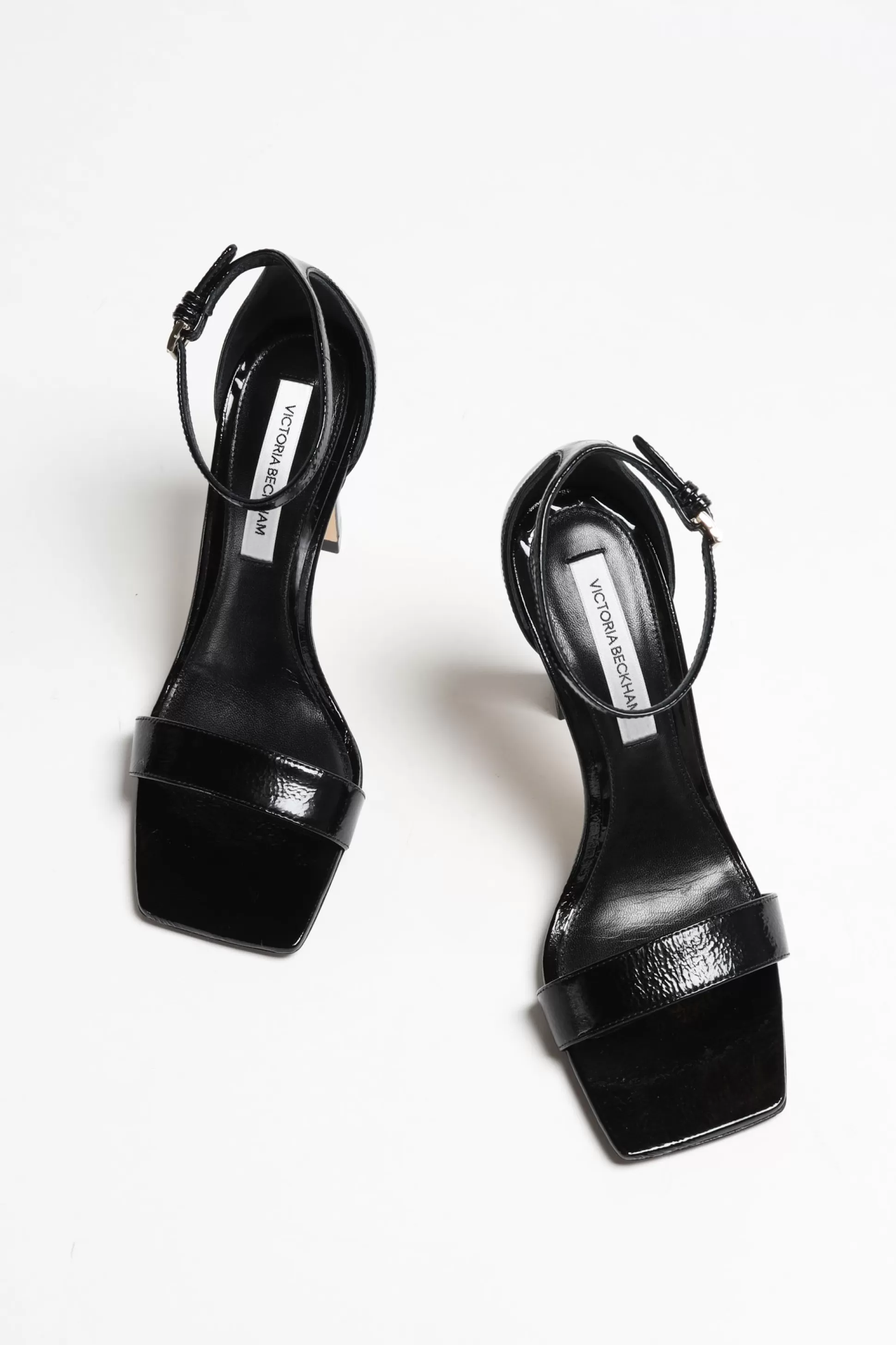 Victoria Beckham Talons^Sandalettes Metalliques Noires