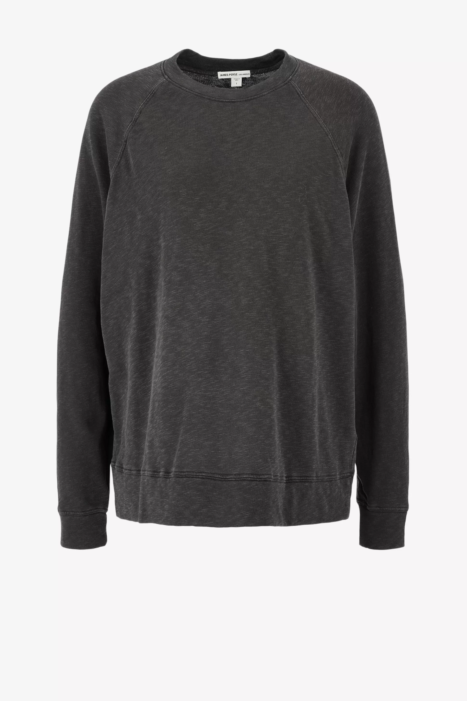 James Perse Pull-Over^Sweat-Shirt French Terry En Carbone