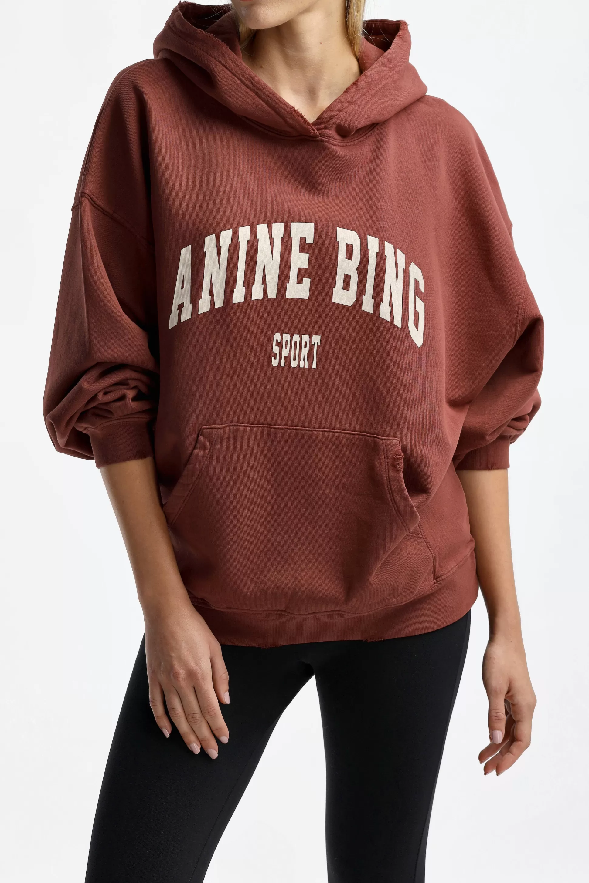 Anine Bing Pull-Over^Sweat-Shirt Harvey En Cerise Foncee