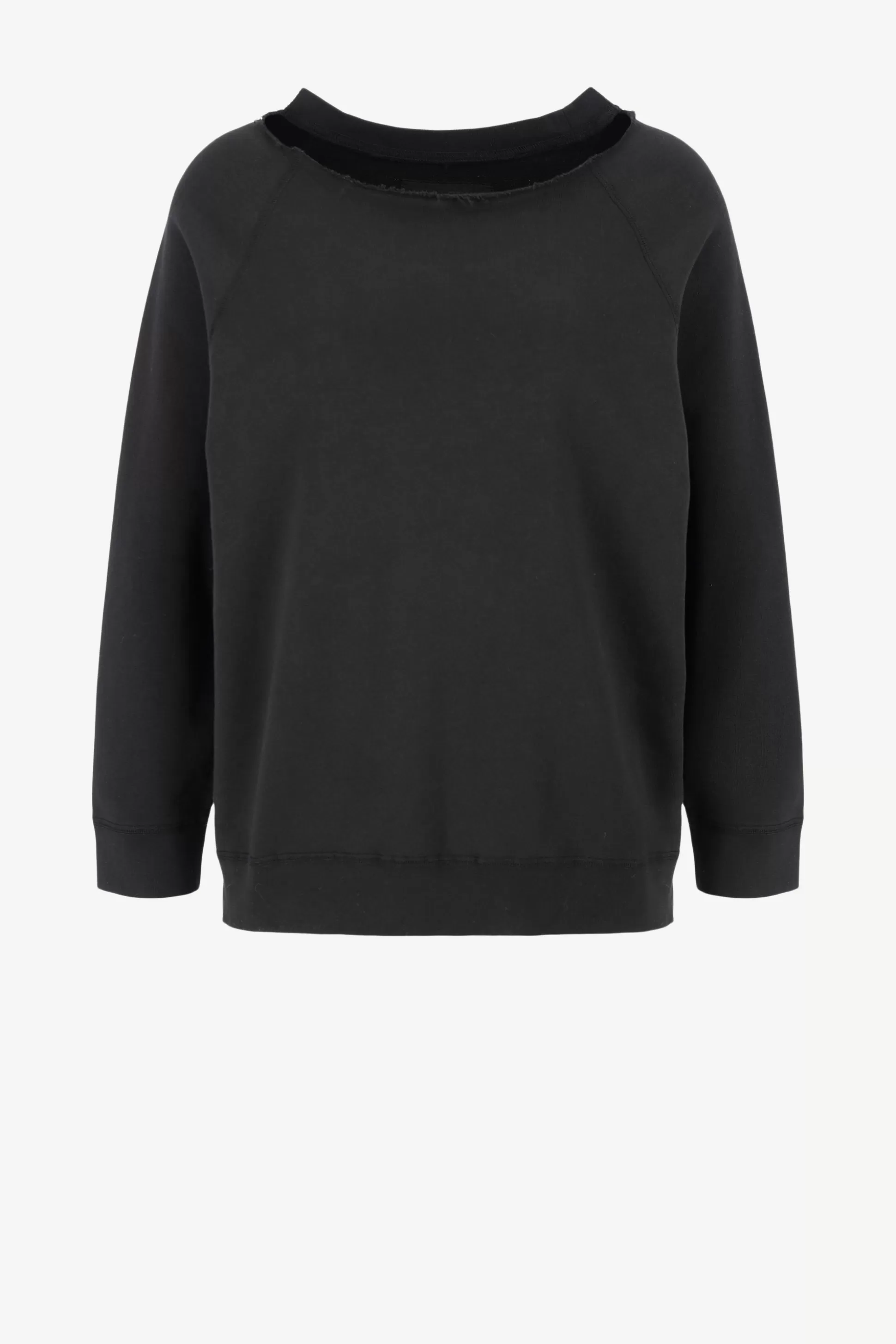 Nili Lotan Pull-Over^Sweat-Shirt Luka En Noir Delave