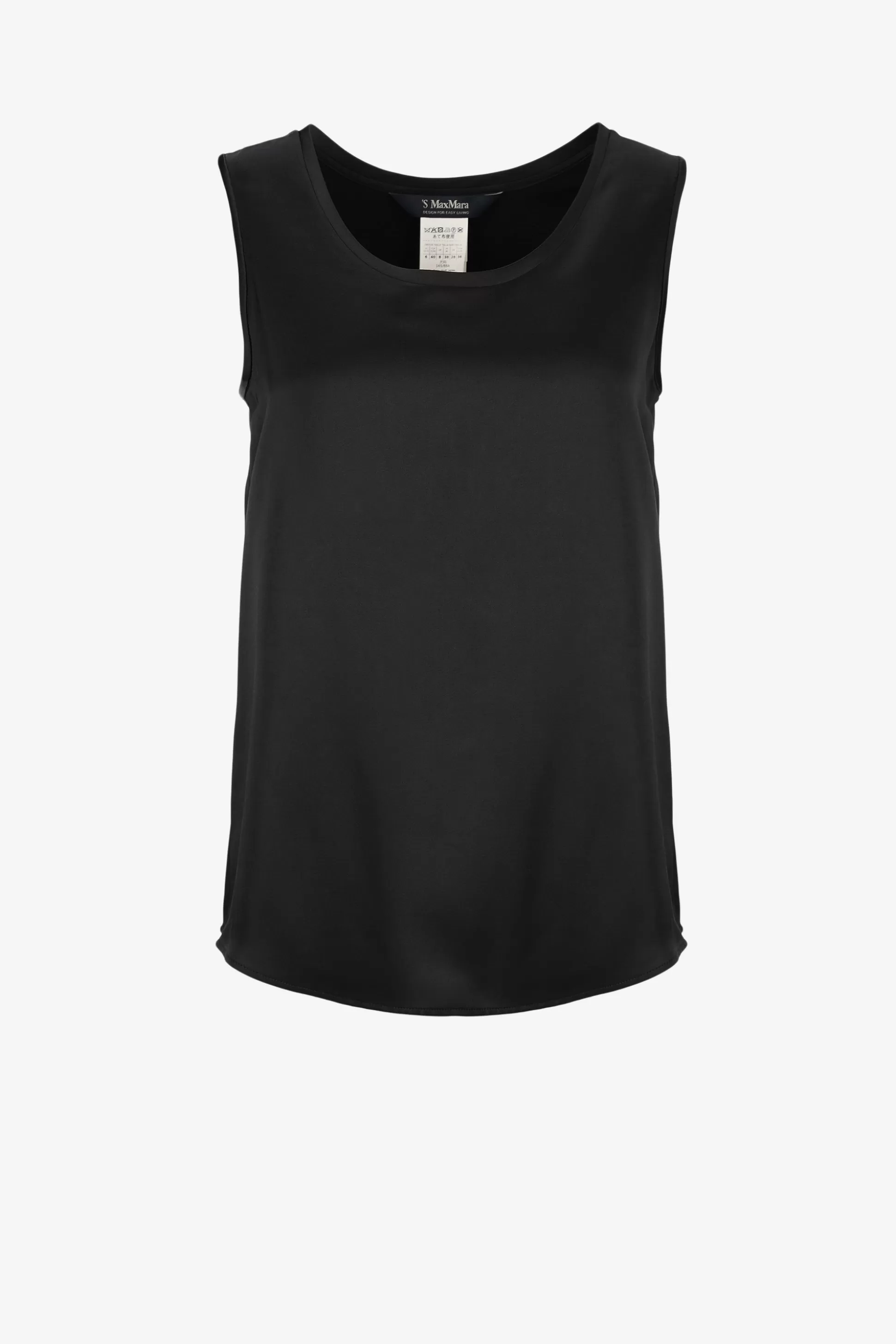 S Max Mara T-Shirts & Manches Longues^Top Ester En Noir