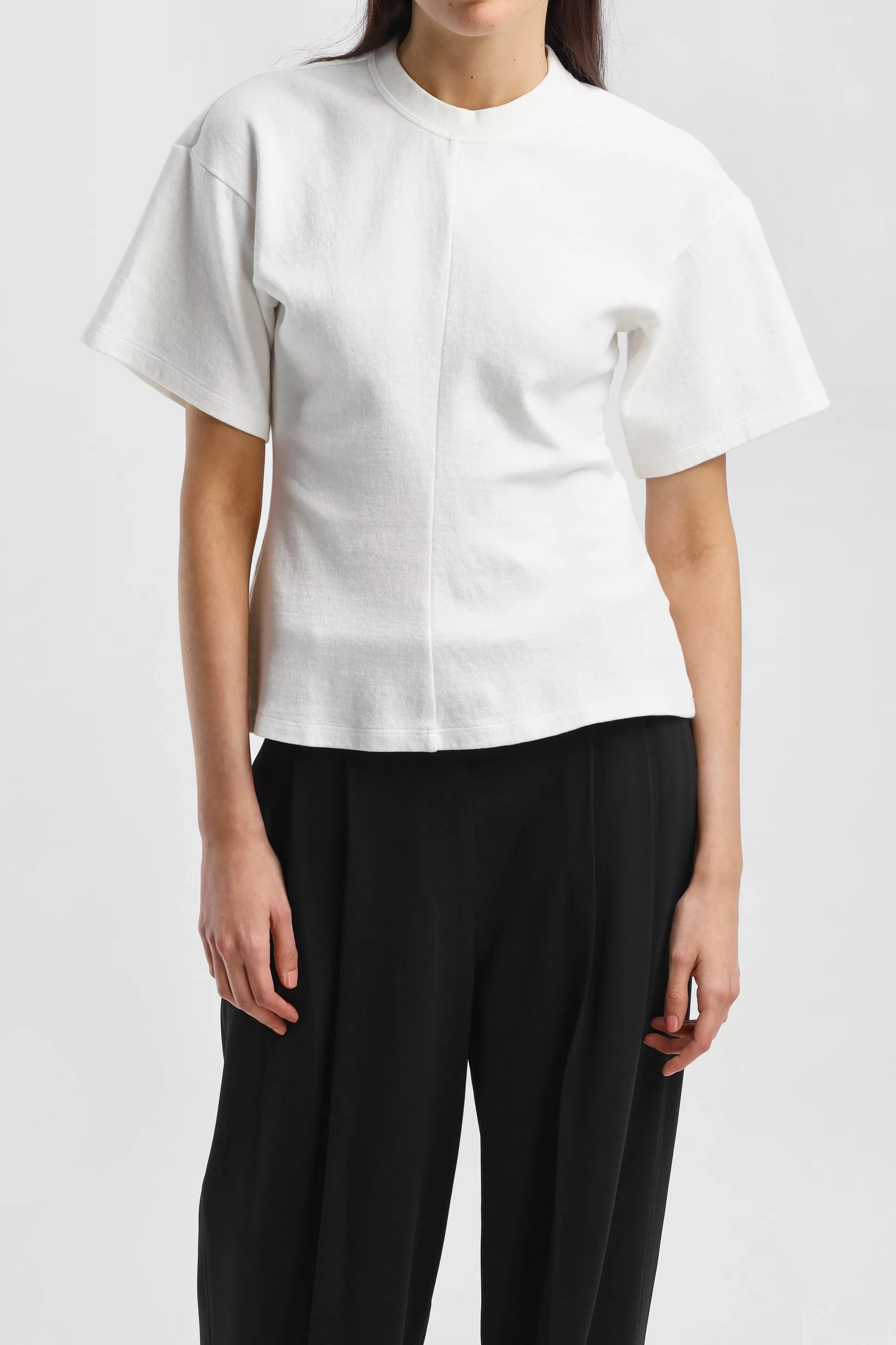 Proenza Schouler T-Shirts & Manches Longues^T-Shirt Eco Waisted En Blanc