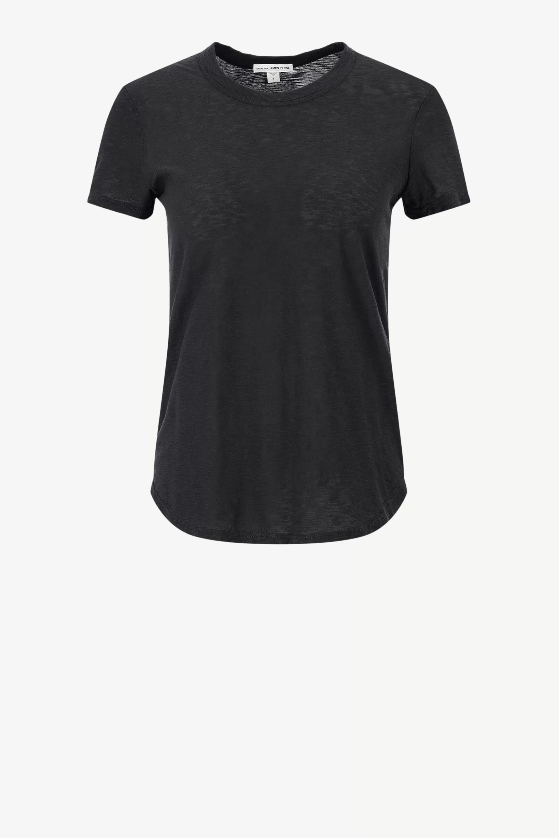 James Perse T-Shirts & Manches Longues^T-Shirt Sheer Slub Crew En Noir