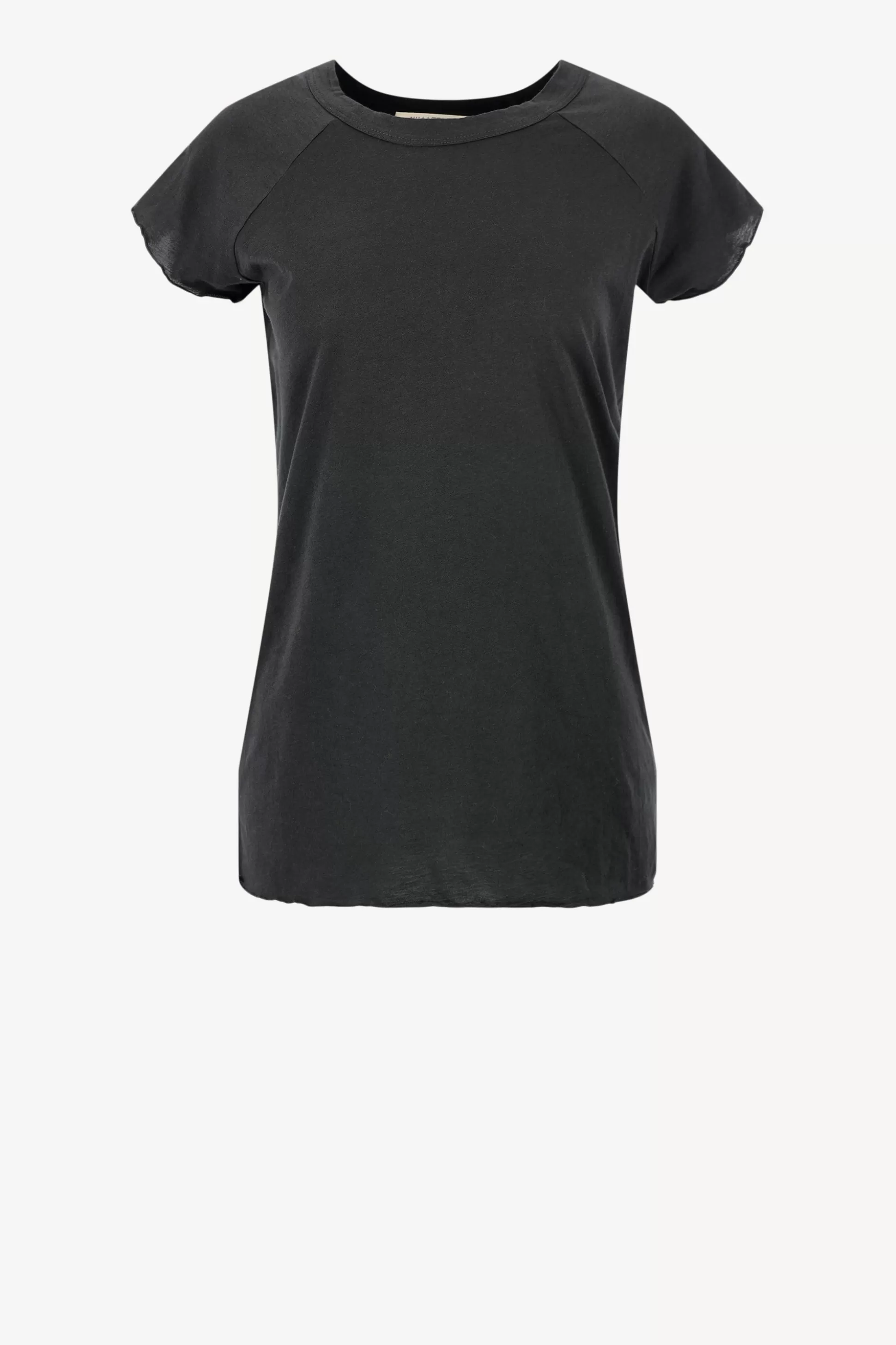 Nili Lotan T-Shirts & Manches Longues^T-Shirt Short Baseball En Noir Delave