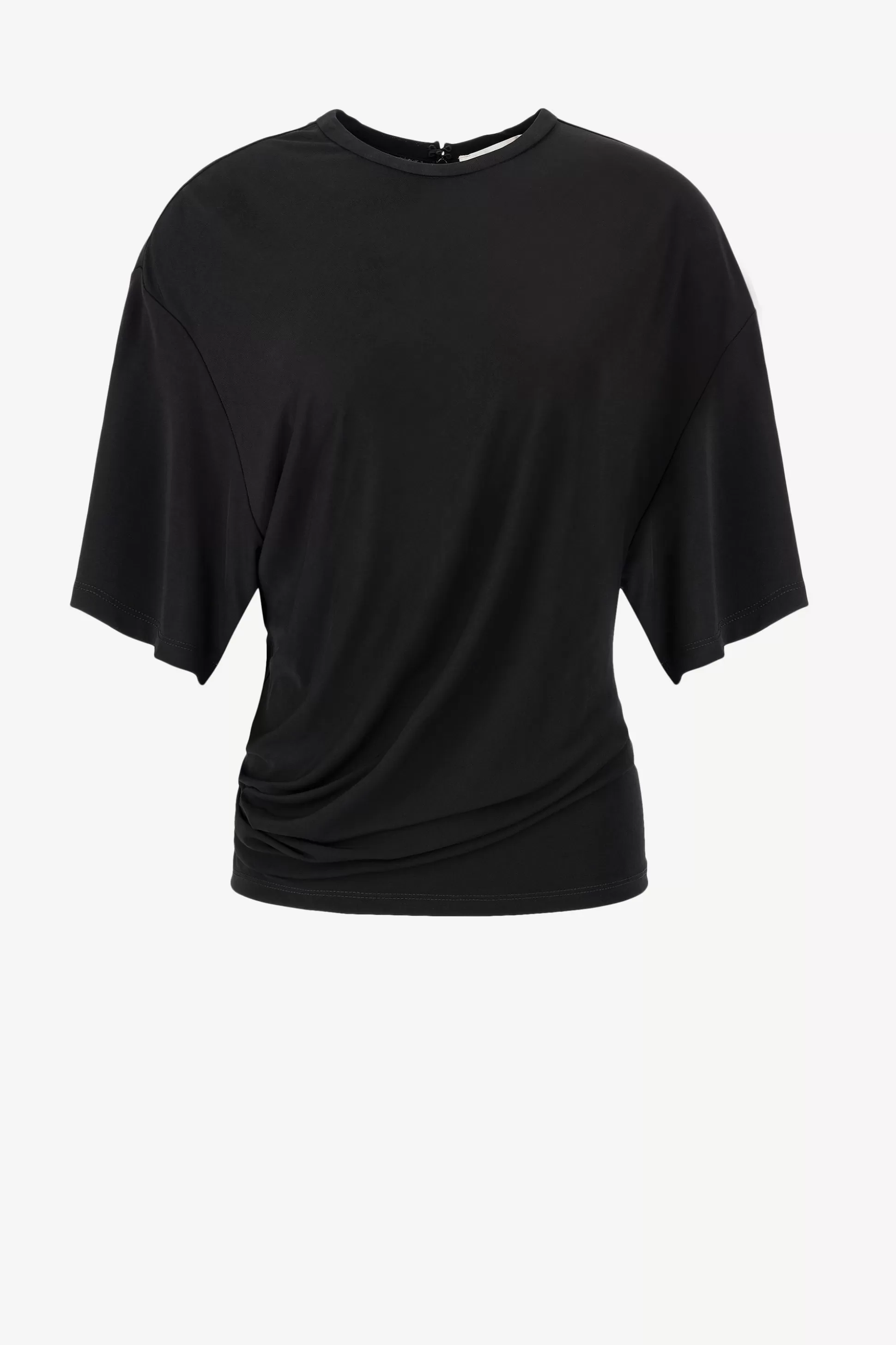 Christopher Esber T-Shirts & Manches Longues^T-Shirt Side Cowl En Noir