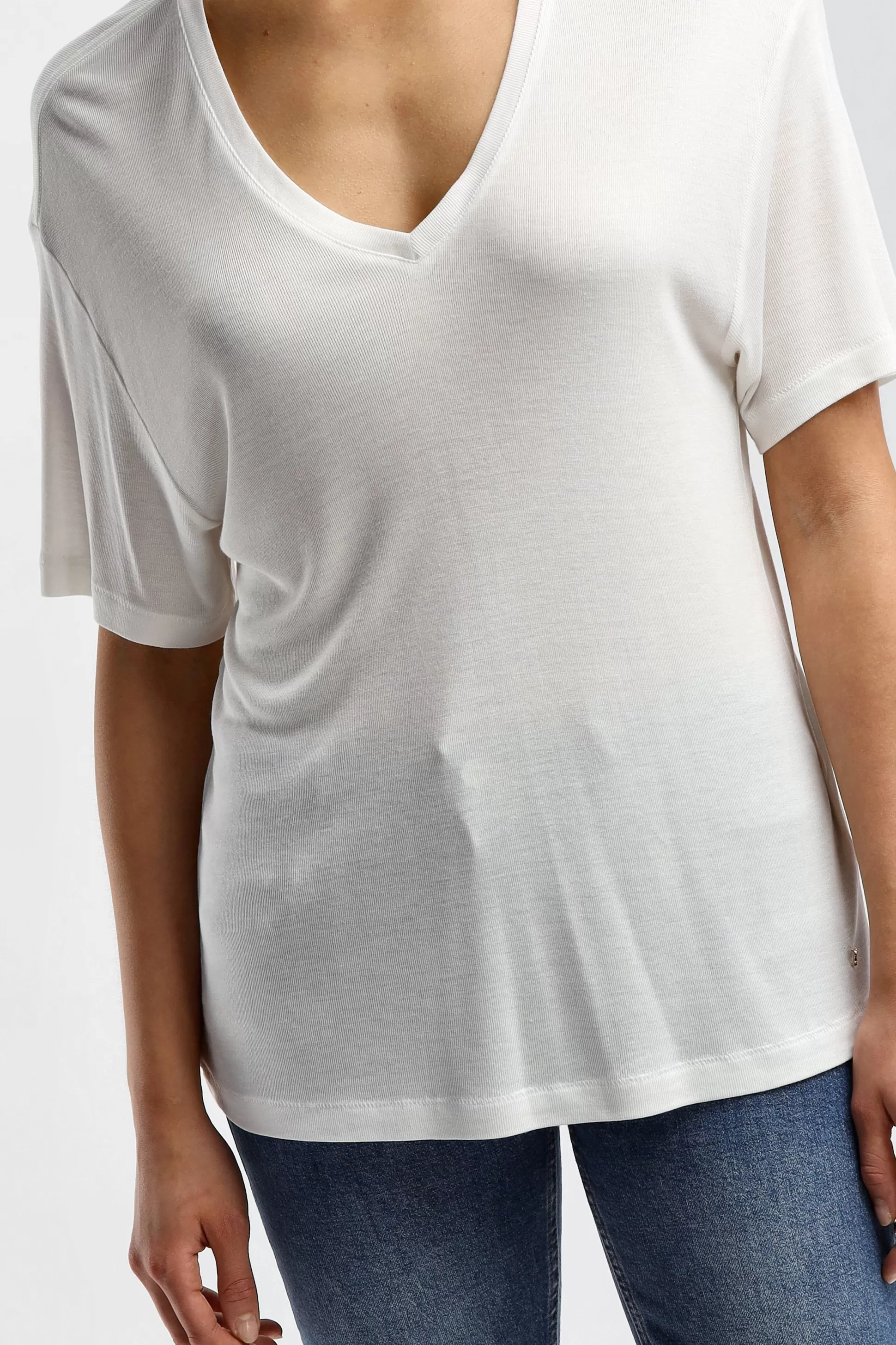 Anine Bing T-Shirts & Manches Longues^T-Shirt Vale En Blanc