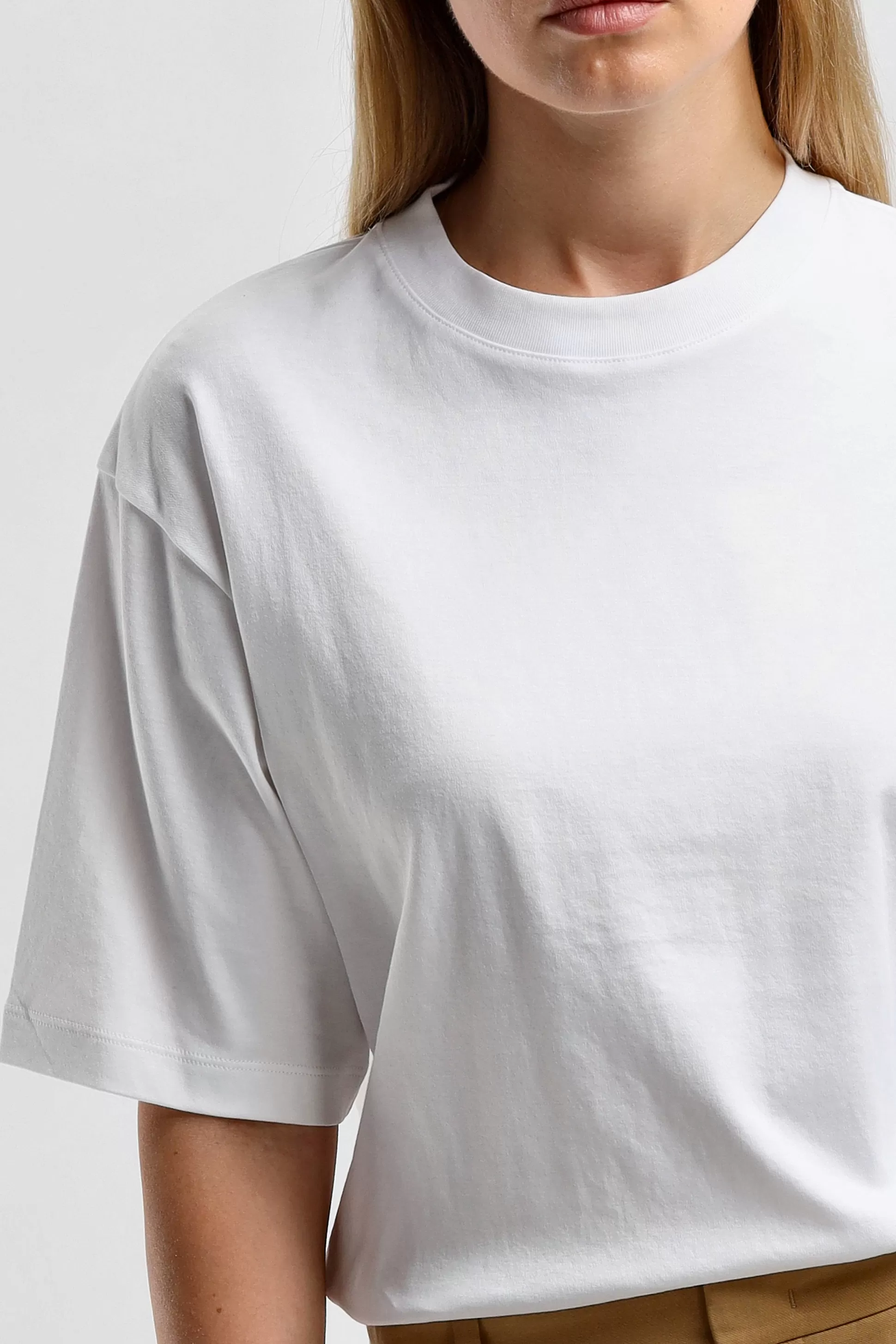 Vince T-Shirts & Manches Longues^T-Shirt Wide In Optic White