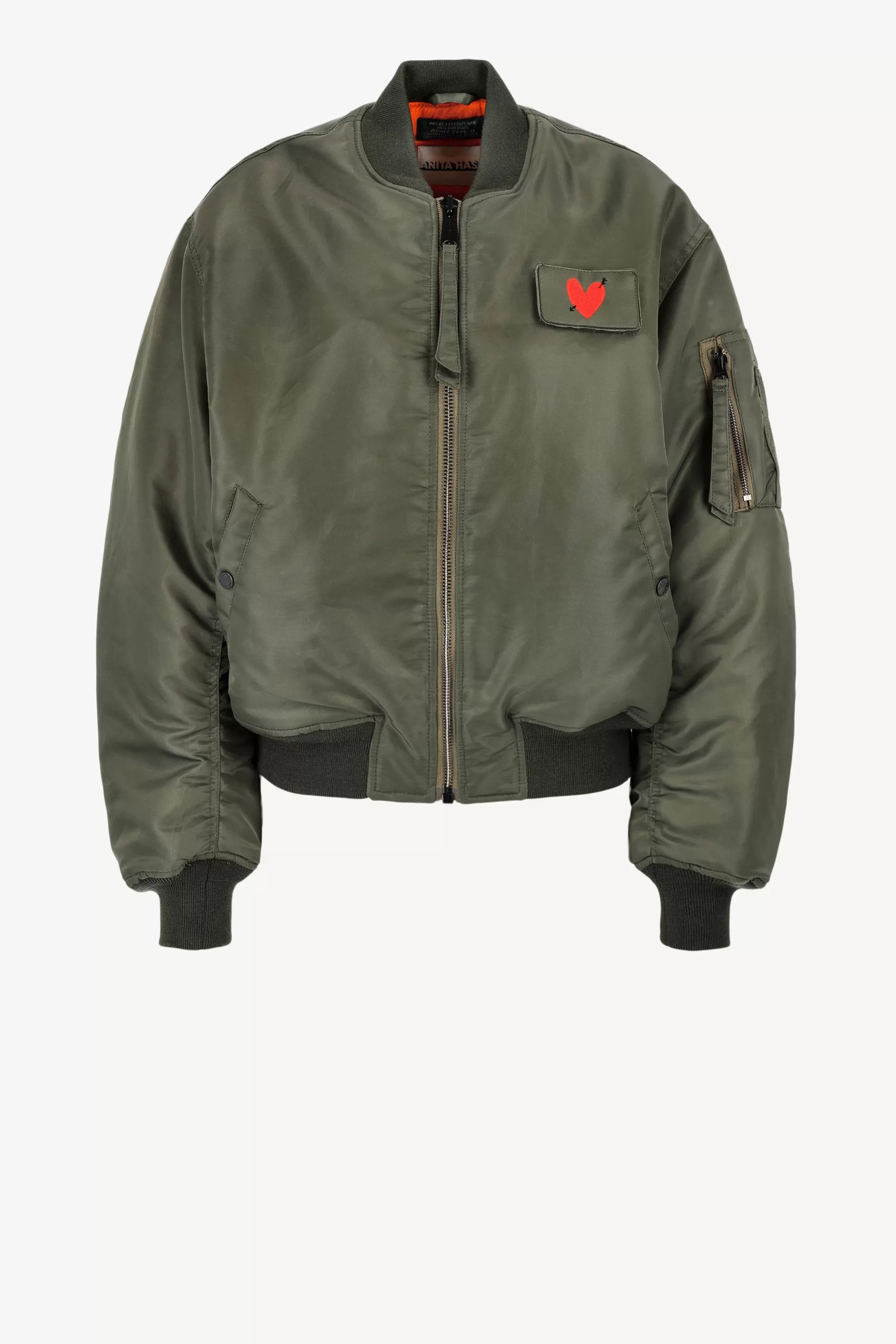 Schott x Anita Hass Vestes & Gilets^Veste Airforce 90S 'Heart' Dans Army