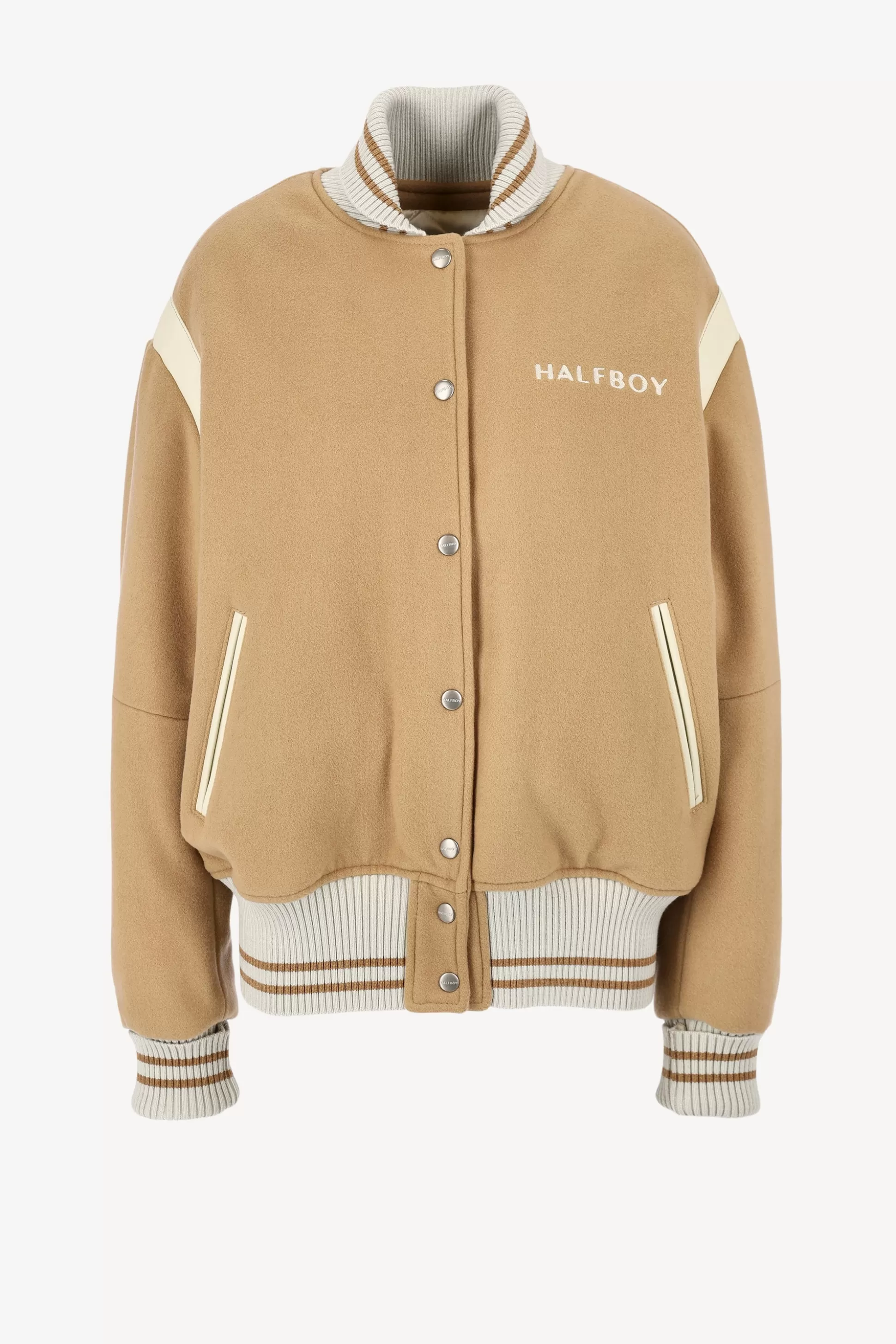 Halfboy Vestes & Gilets^Veste Bomber Varsity En Camel