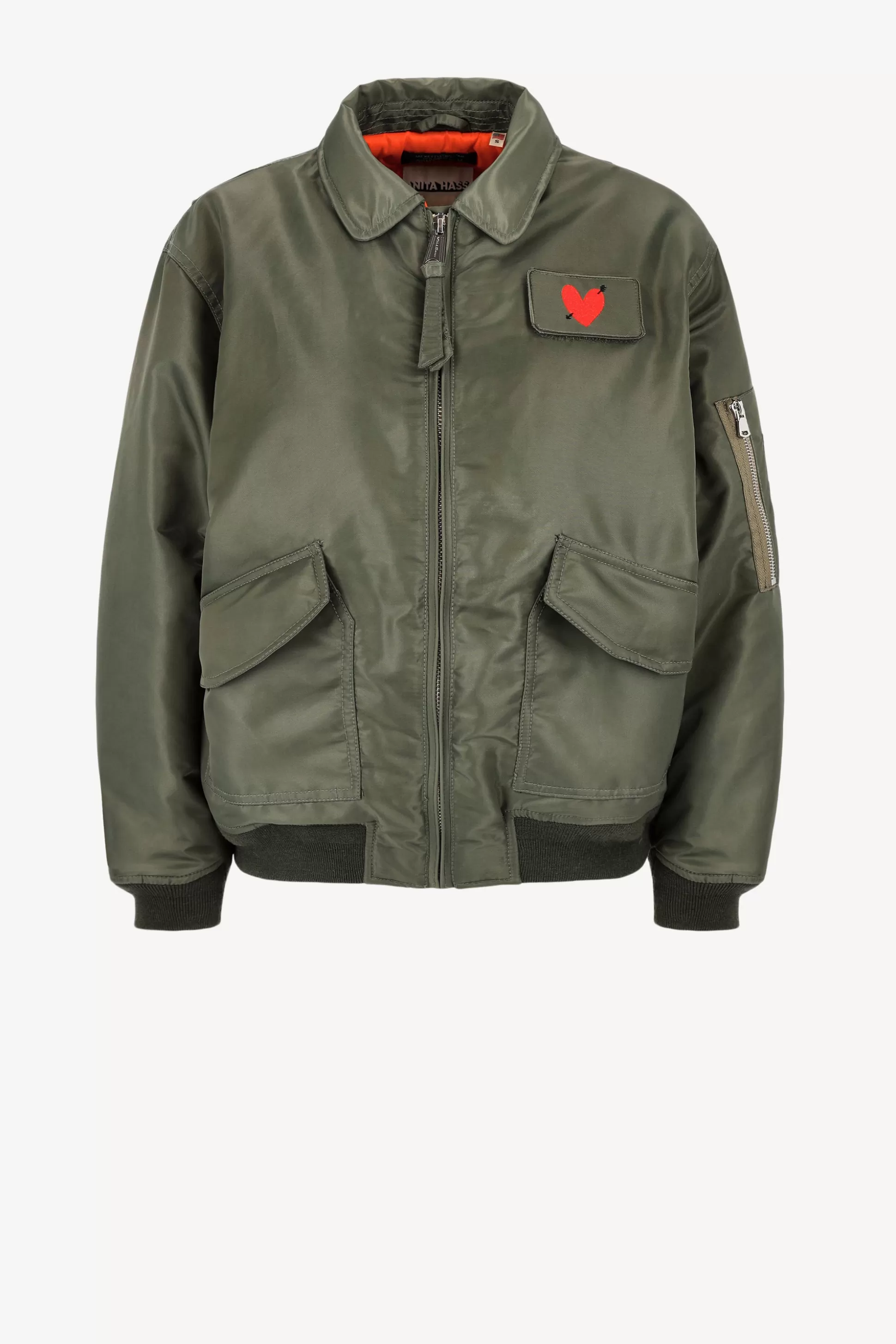 Schott x Anita Hass Vestes & Gilets^Veste Dan W 'Heart' En Army