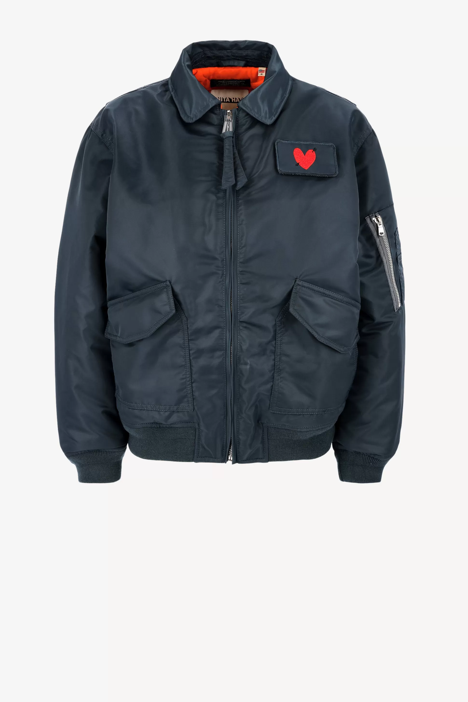 Schott x Anita Hass Vestes & Gilets^Veste Dan W 'Heart' En Bleu Marine